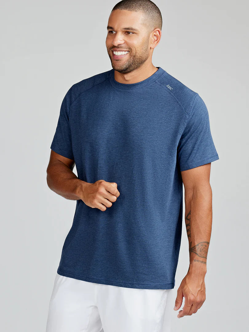 Tasc - Carrollton Fitness T-Shirt - Classic Navy Heather