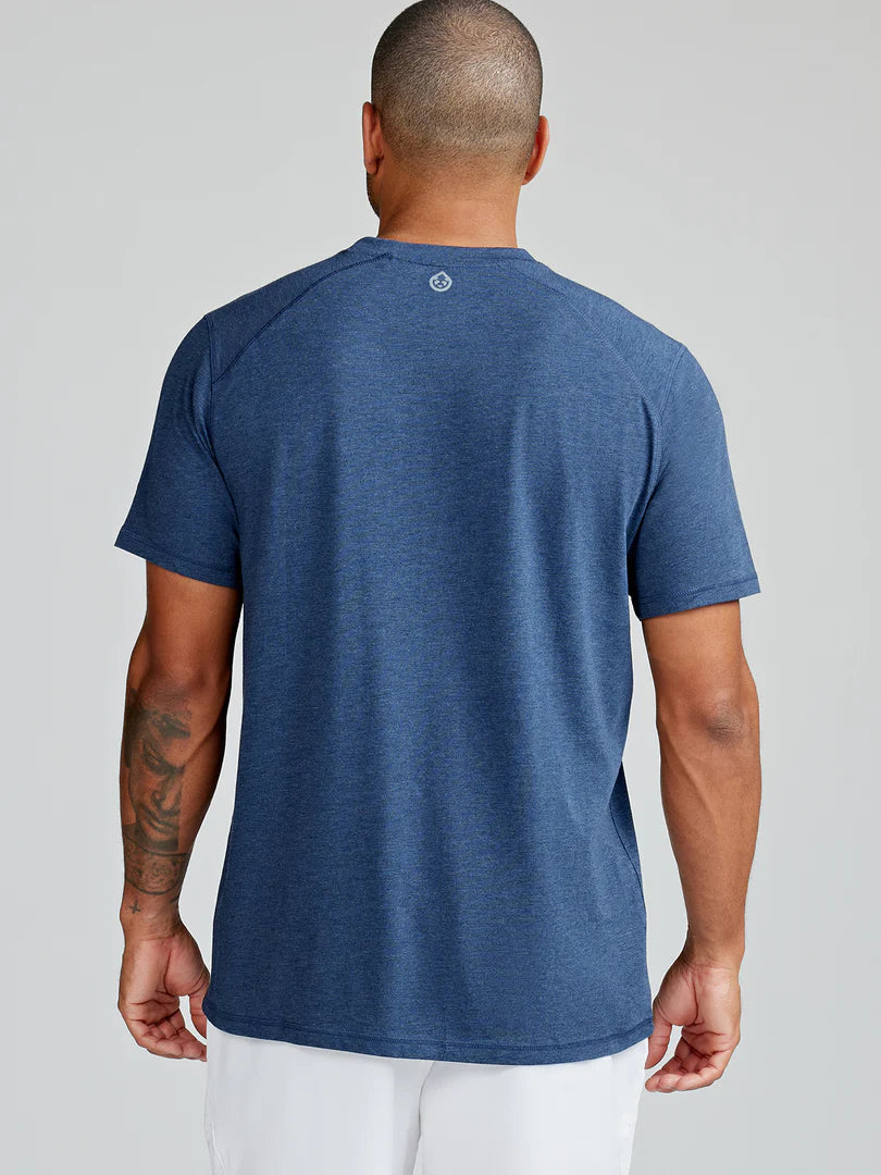 Tasc - Carrollton Fitness T-Shirt - Classic Navy Heather