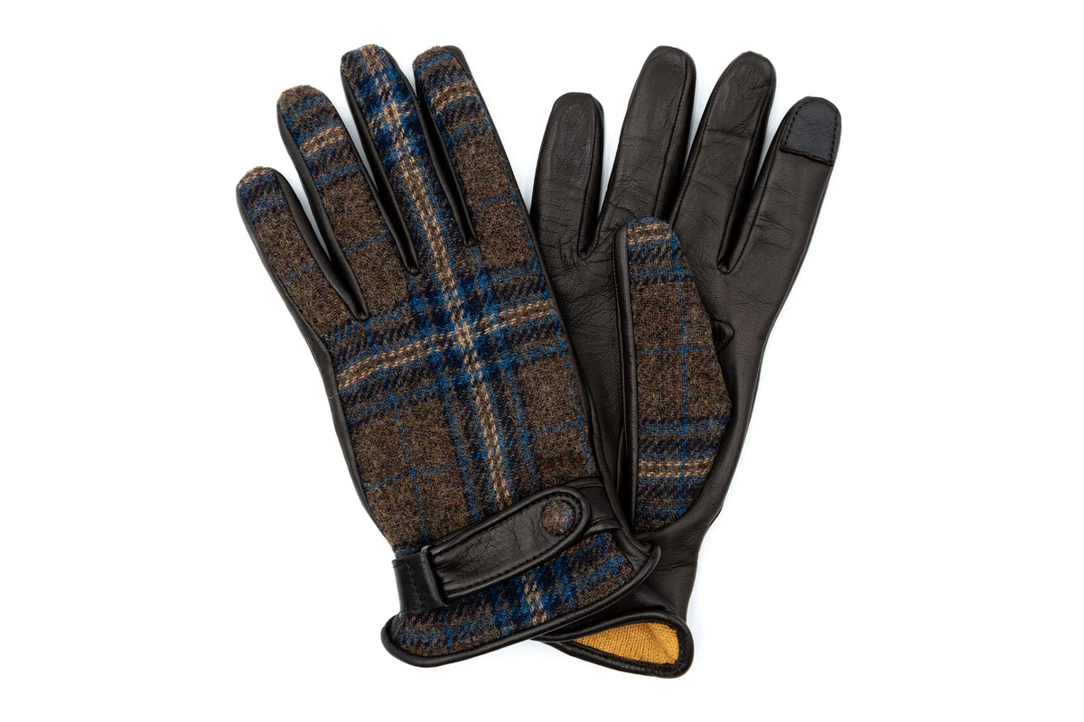 Martin Dingman - Italian Tweed Sport Lamb Gloves - Mocha