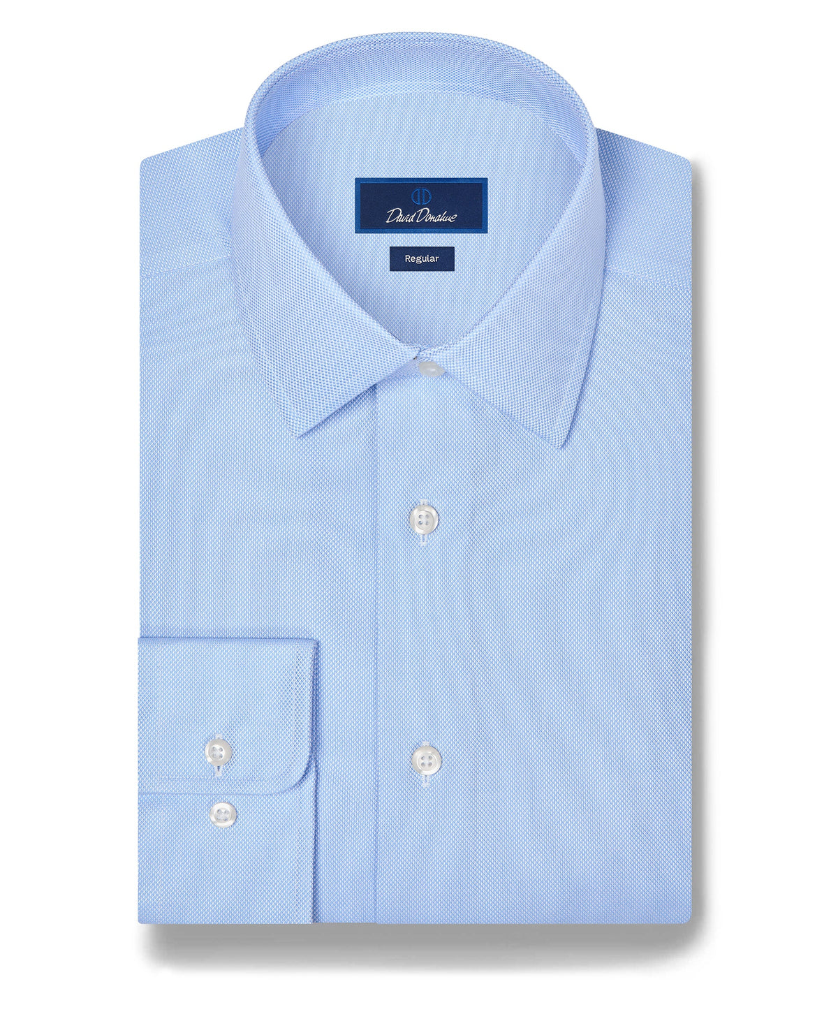 David Donahue - Royal Oxford Dress Shirt (Regular Fit) Blue