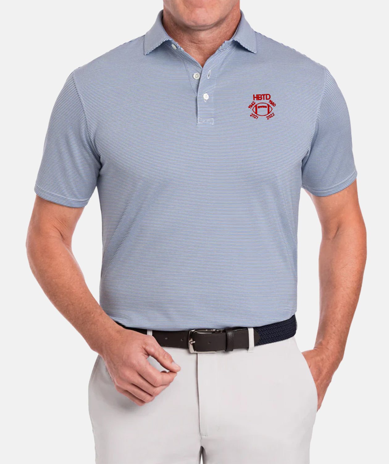 Holderness & Bourne - The Perkins Shirt Bedford Blue & White - HBTD Legacy
