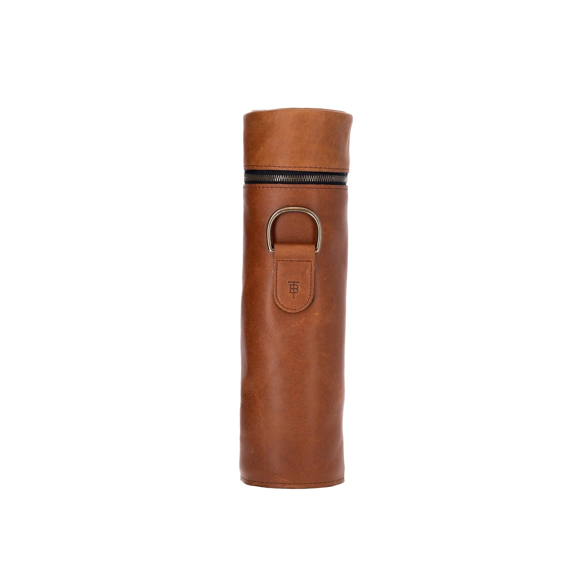 Tom Beckbe - Leather Liquor & Wine Bottle Bag - Chestnut
