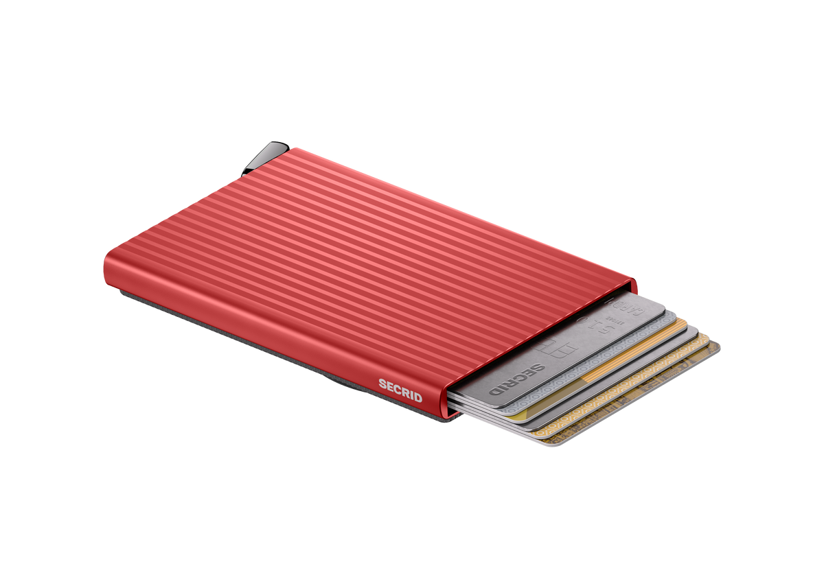 Secrid - Premium Cardprotector+ Fluted for Magsafe - Red