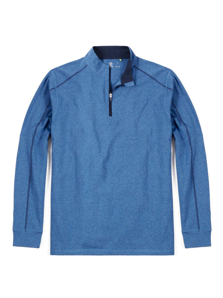 Tasc - Carrollton Lightweight Quarter Zip - Blue Jaspe– Dick Tasc - Carrollton Lightweight Quarter Zip - Blue Jaspe– Dick