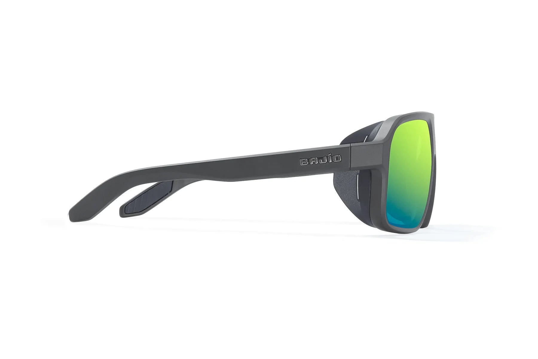 Bajio - Cocho - Graphite Black Matte & Green Mirror Glass