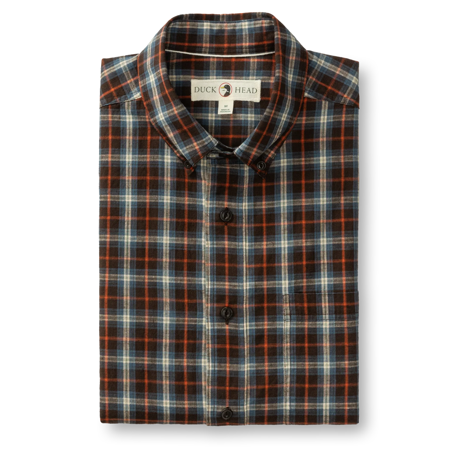 Duck Head - Cotton Slub Sport Shirt - Dark Brown