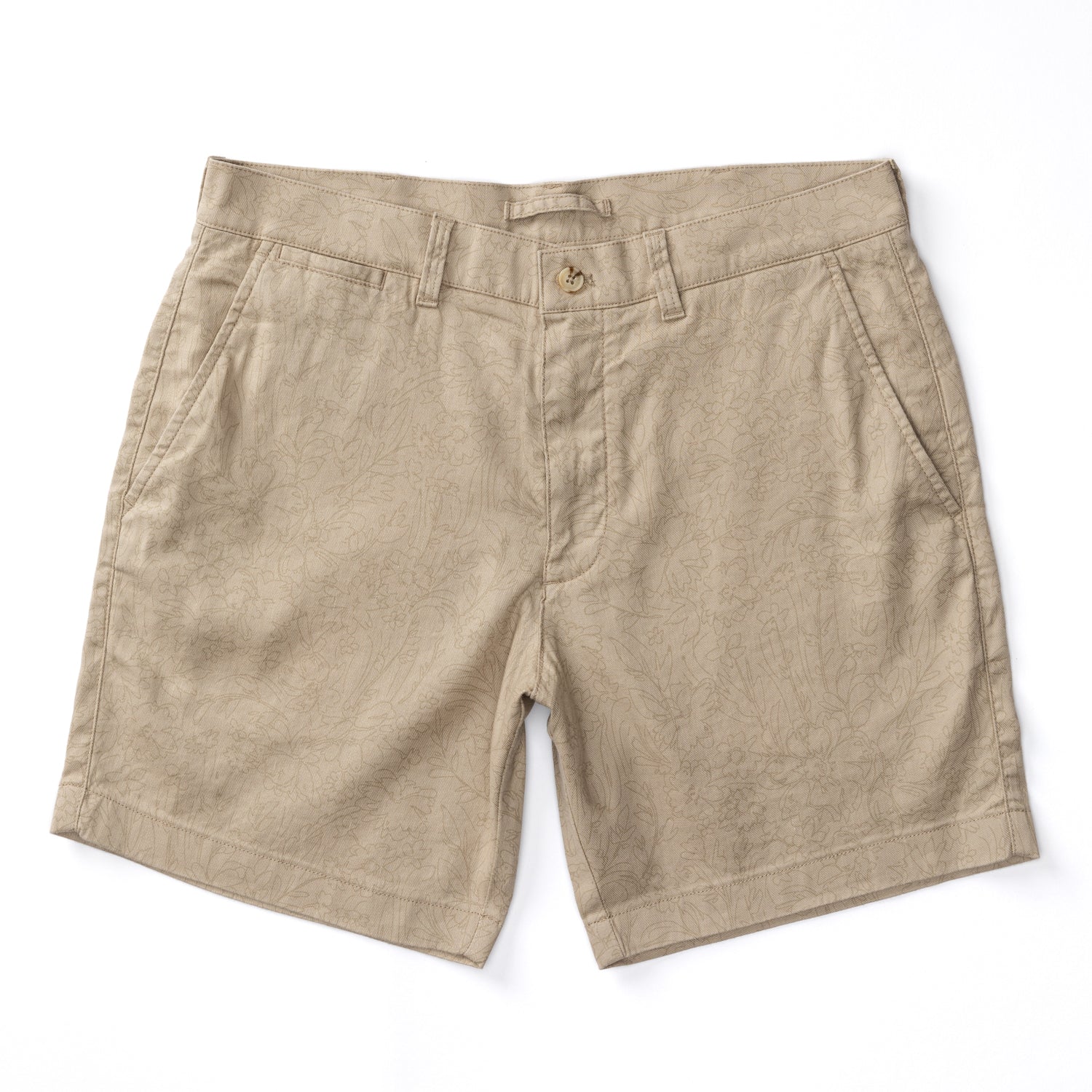 Duck Head - 7" Linen Gold School Chino Short - Tan