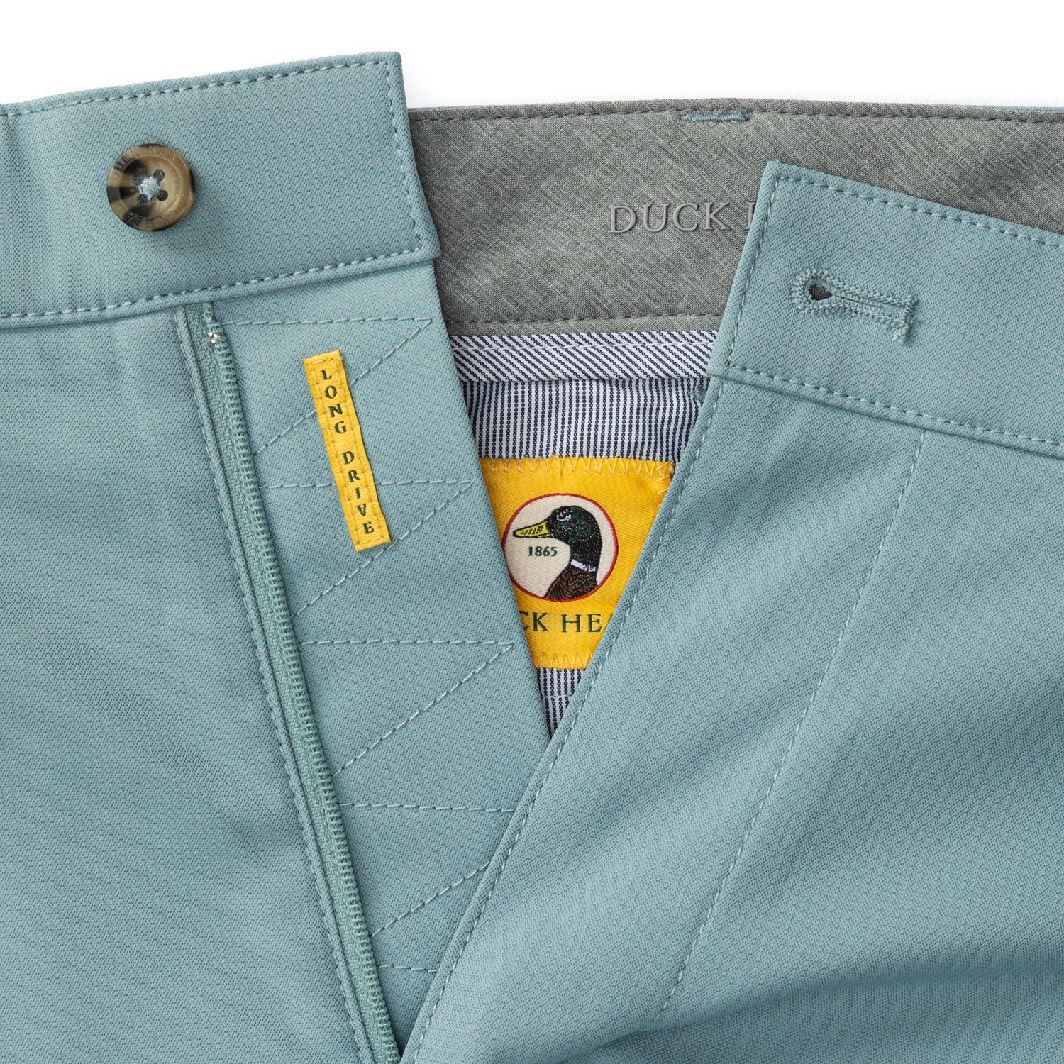 Duck Head - Long Drive Performance Short 9" - Mineral Blue