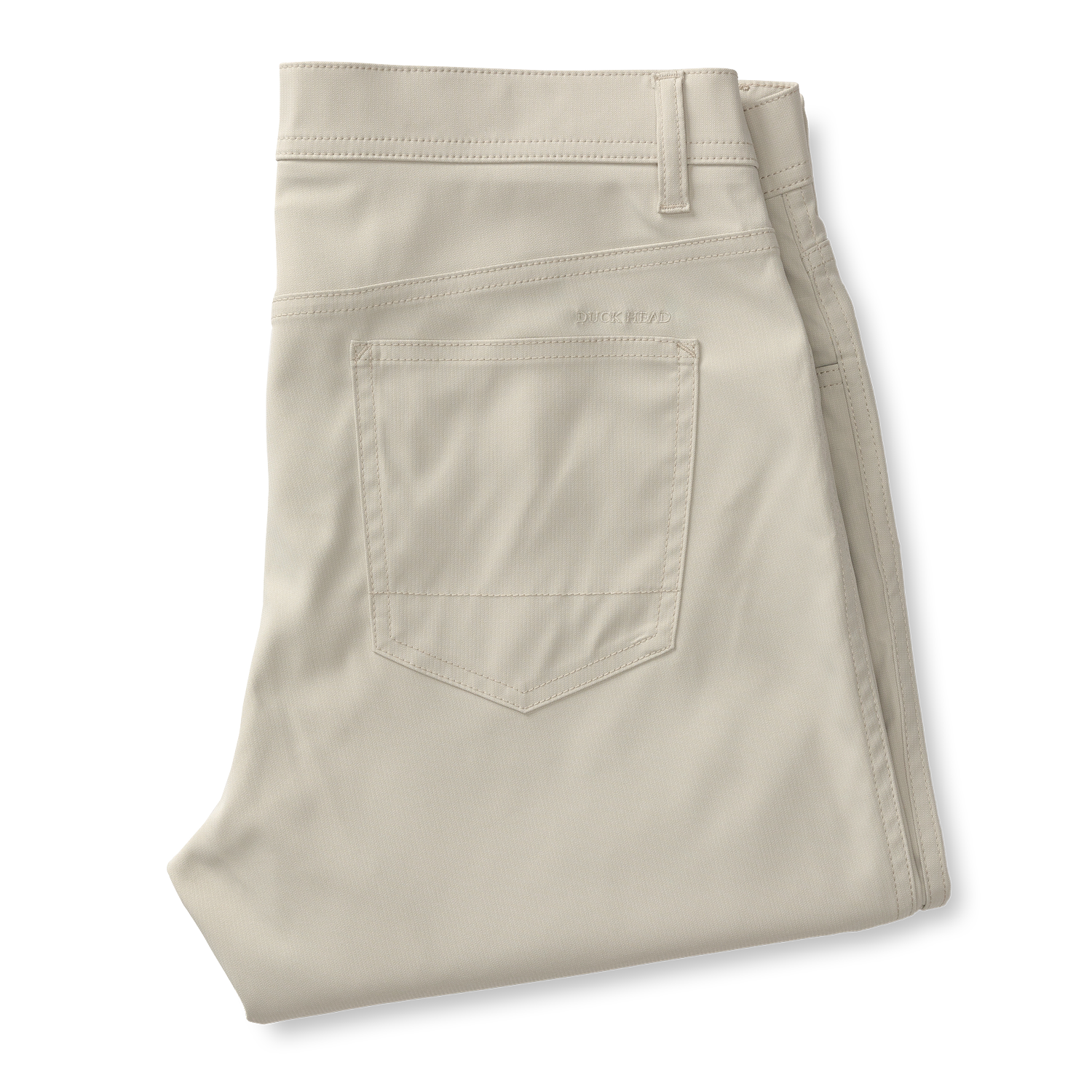 Duck Head - Long Drive Performance 5-Pocket Pant - Stone