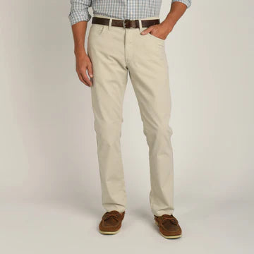 Duck Head - Pinpoint Canvas Five-Pocket Pant - Stone