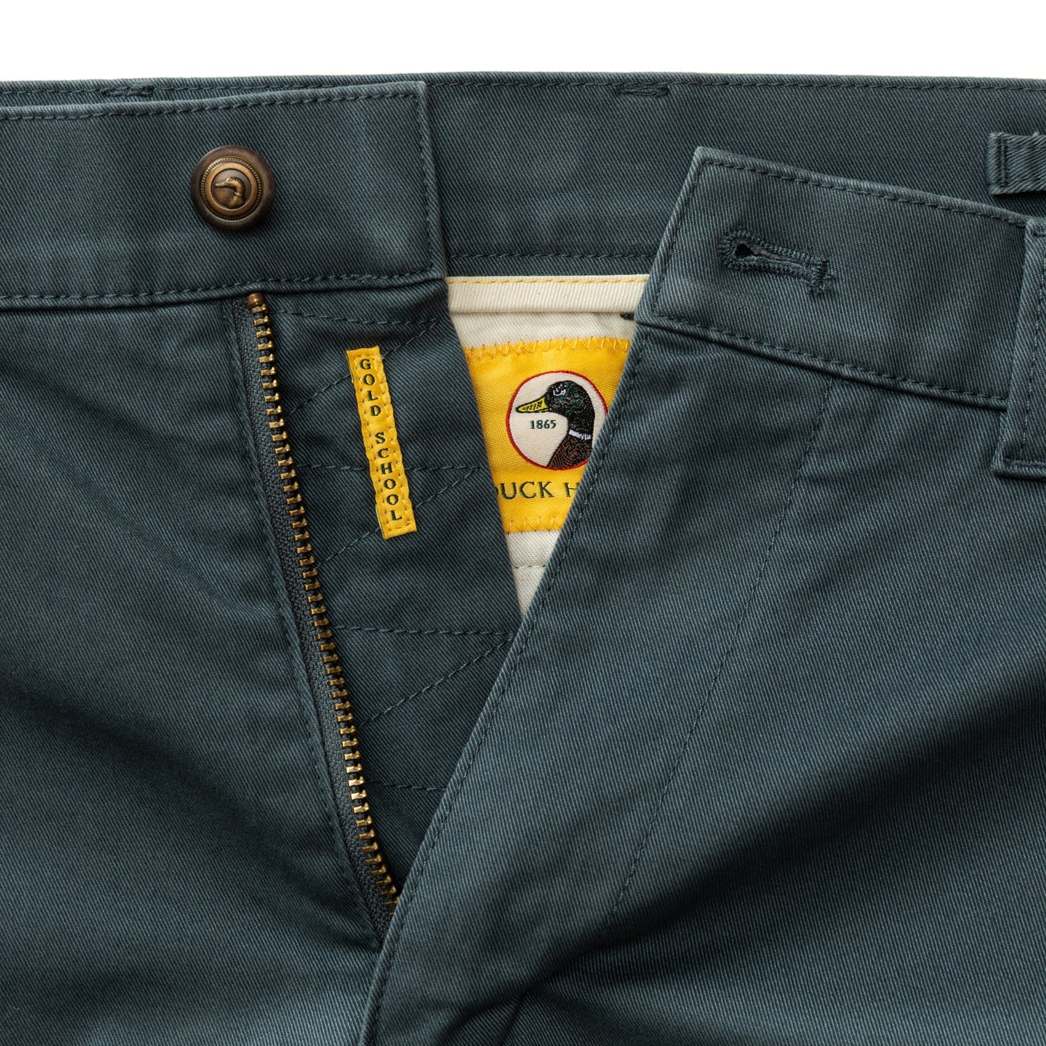 Duck Head - Gold School Chino Pant - Graphite Blue