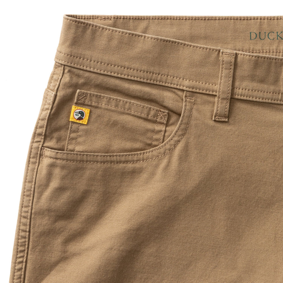 Duck Head - Classic Fit Pinpoint Canvas Five-Pocket - Claystone