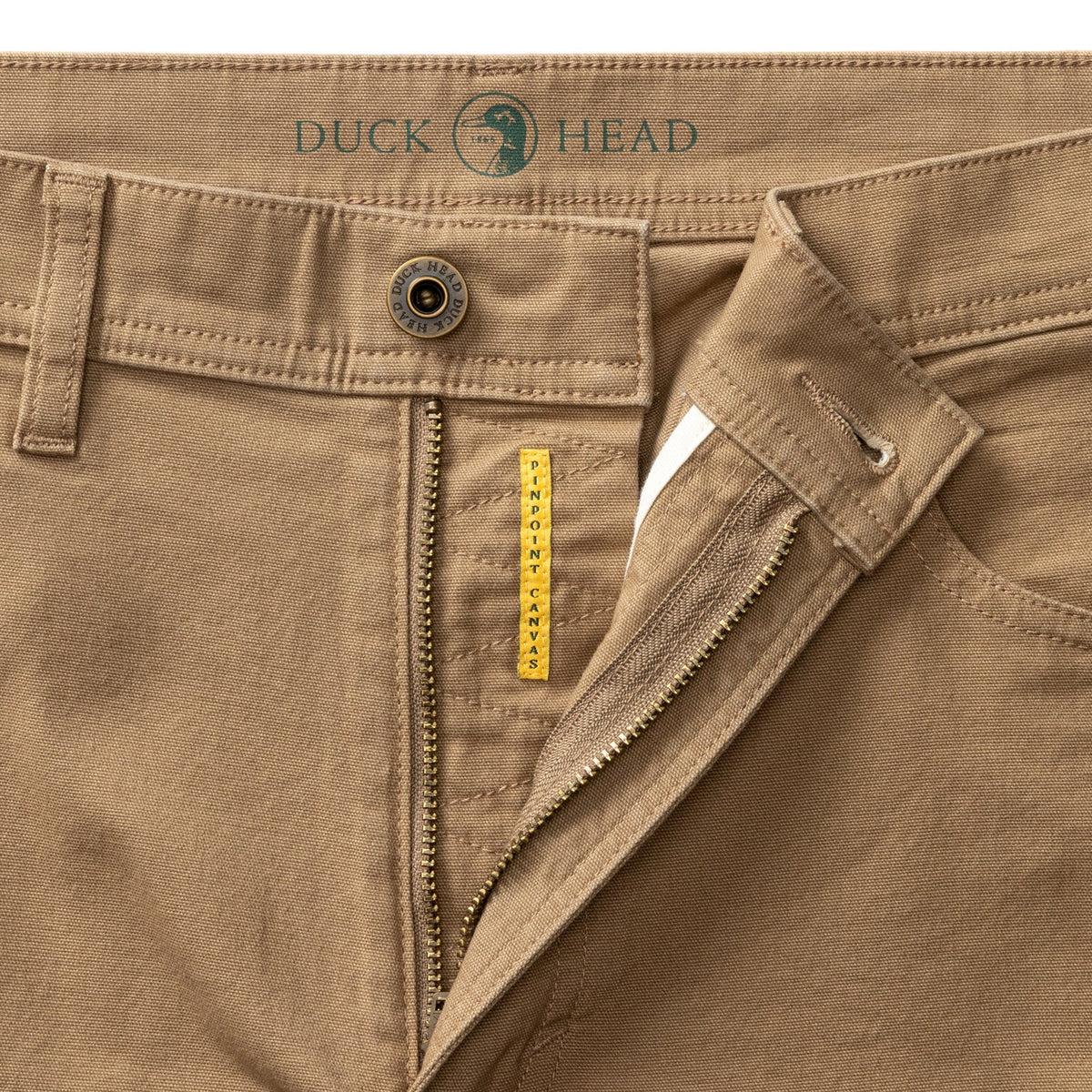 Duck Head - Classic Fit Pinpoint Canvas Five-Pocket - Claystone