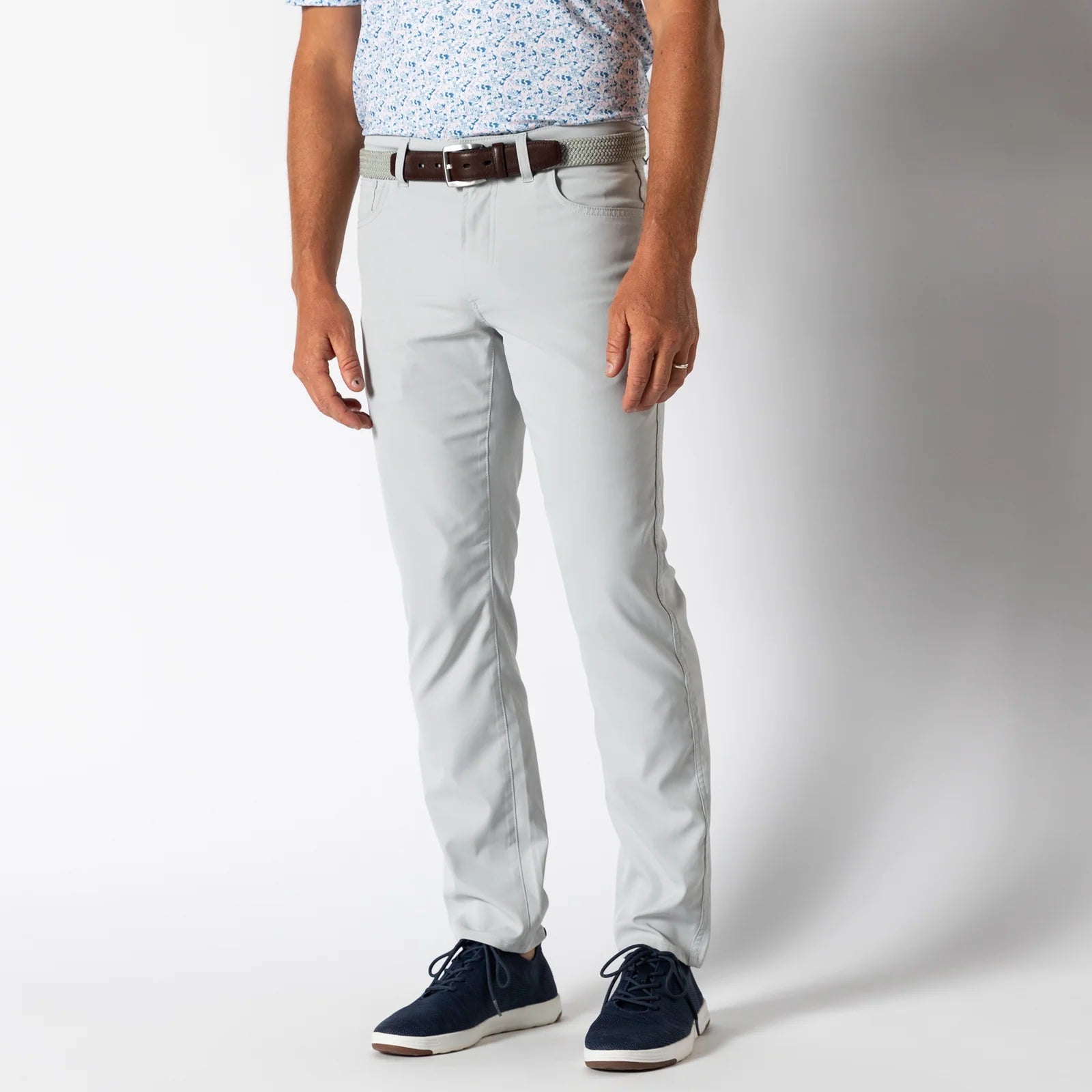 Duck Head - Long Drive Performance 5-Pocket Pant - Grey