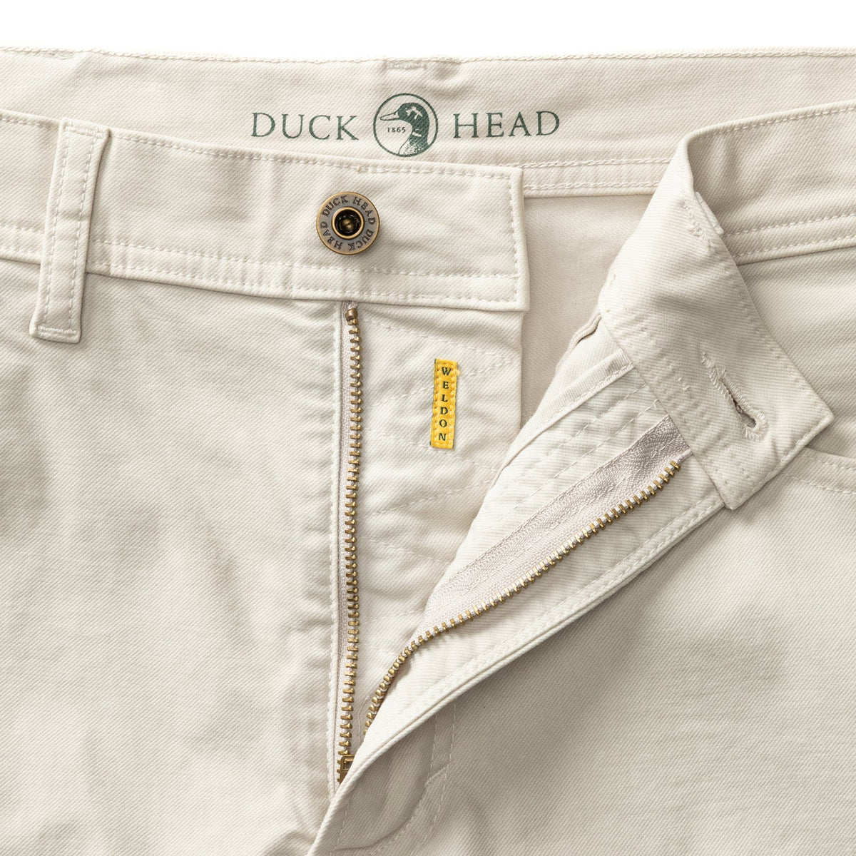 Duck Head - Weldon Garment Dyed Five-Pocket - Stone