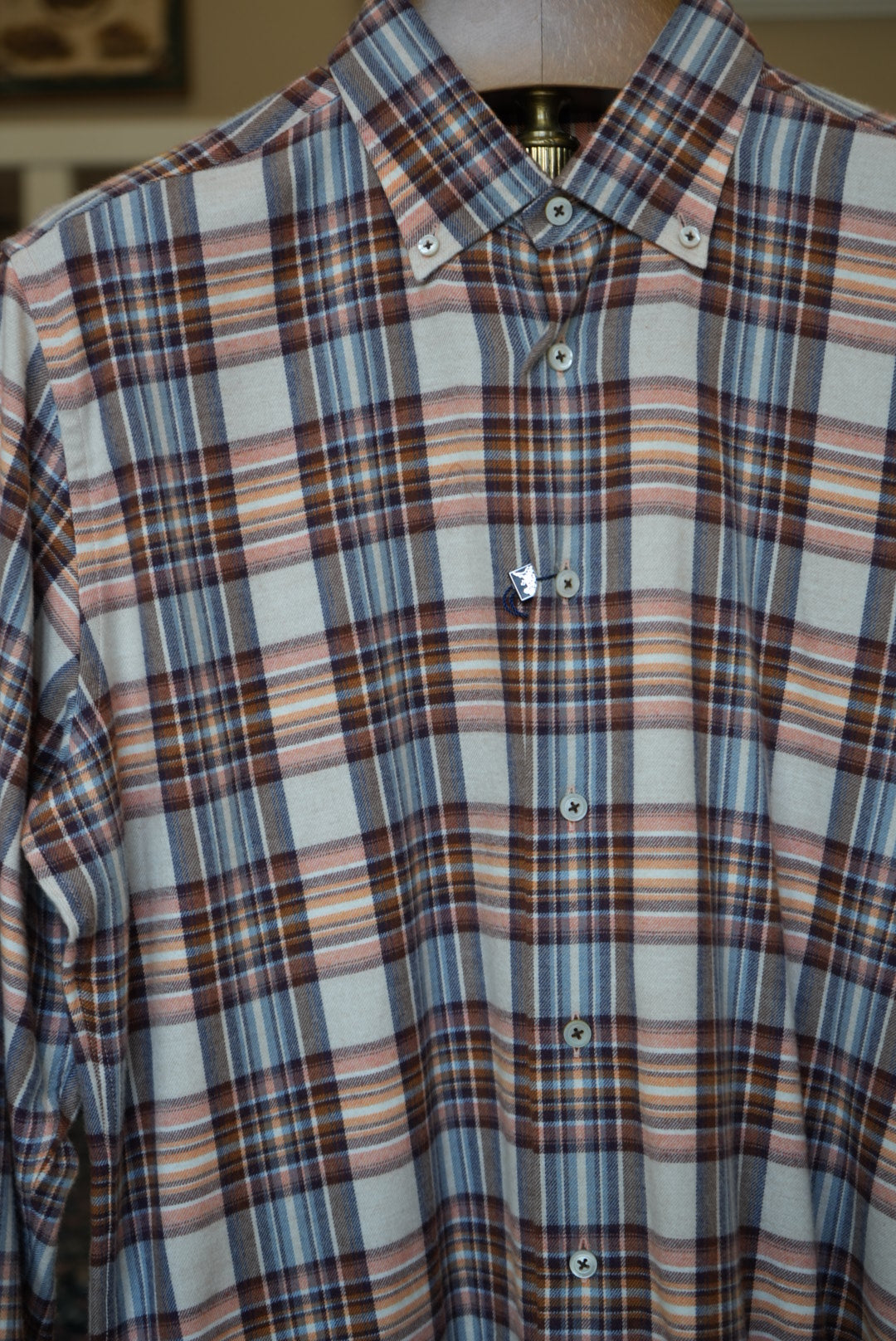 Calder - Twisted Plaid Flannel - Ember