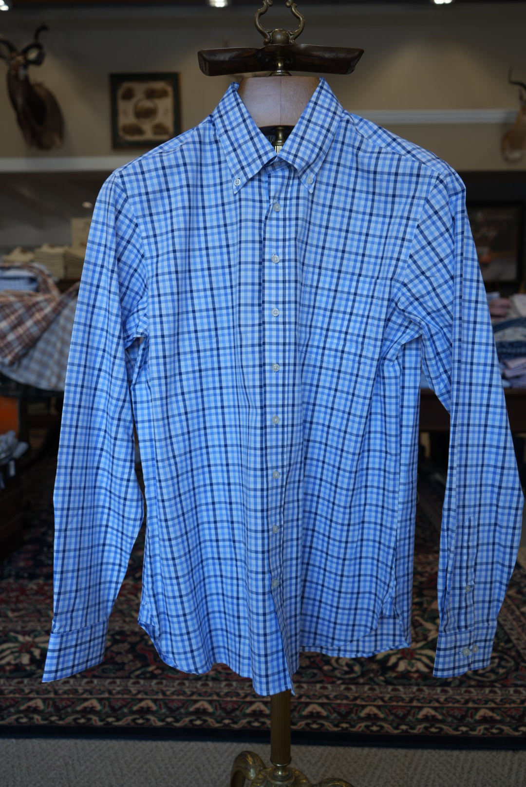 Alan Paine -  Fleetwood Classic Fit Shirt - Blue Check
