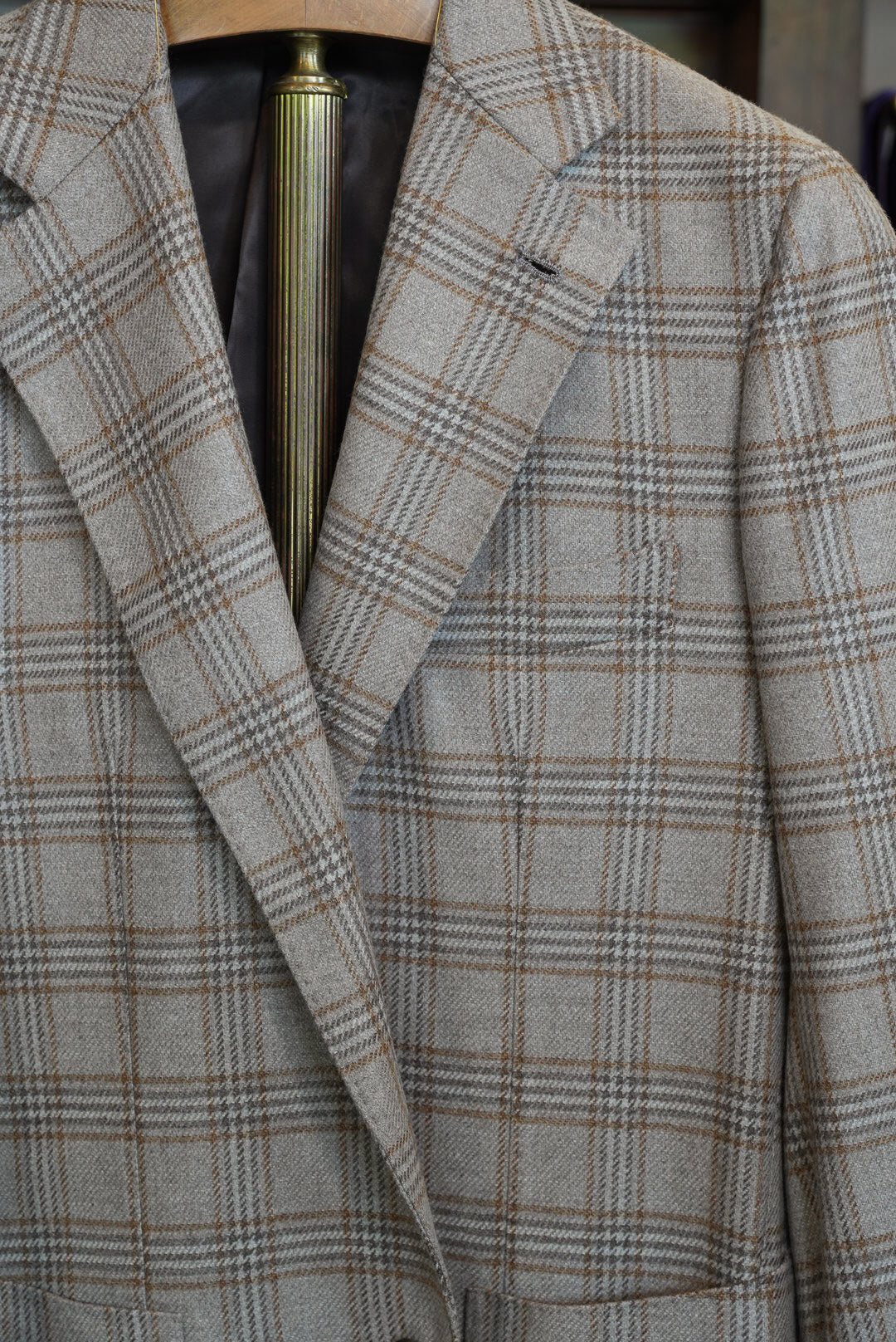 Gabo - Toto Blazer - Tan, Rust, & Brown Plaid