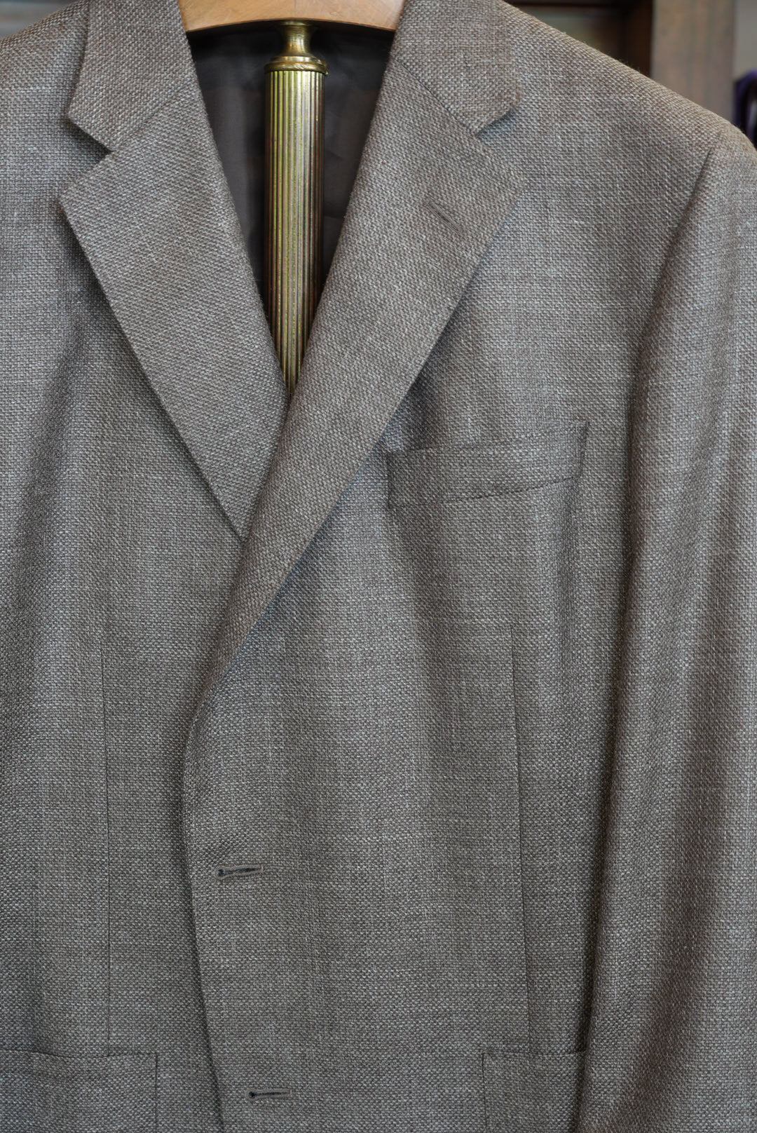 Samuelsohn - Hopsack Tan Sport Coat - 8T214N