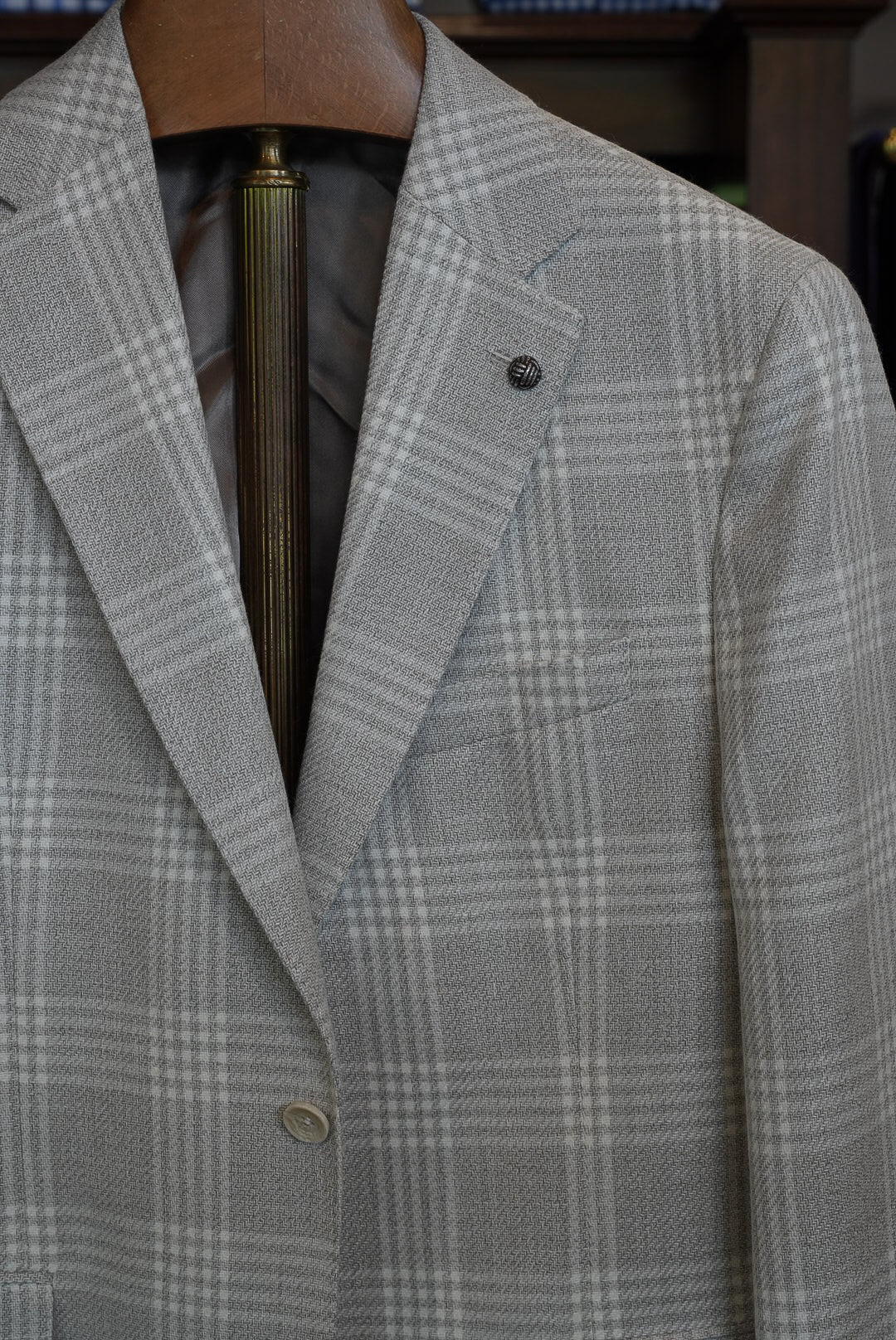 Jack Victor - Cream Plaid Midland Sport Jacket