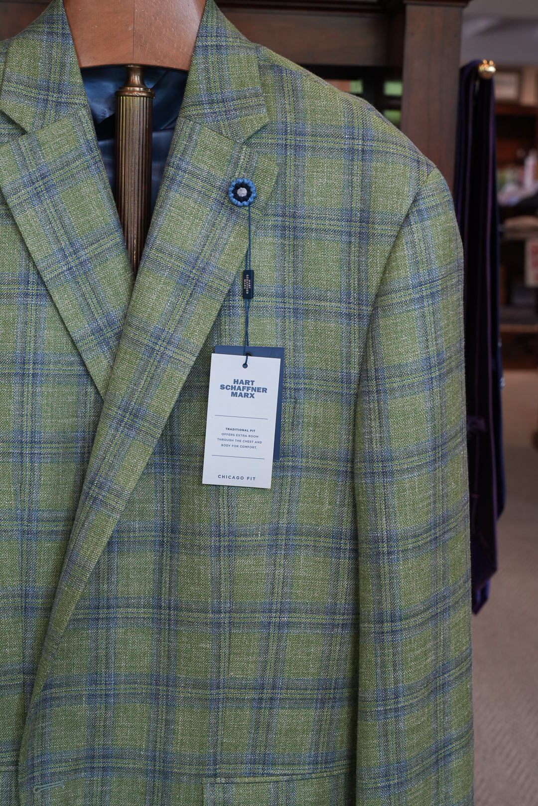 Hart Schaffner & Marx - Green/Blue Sport Coat