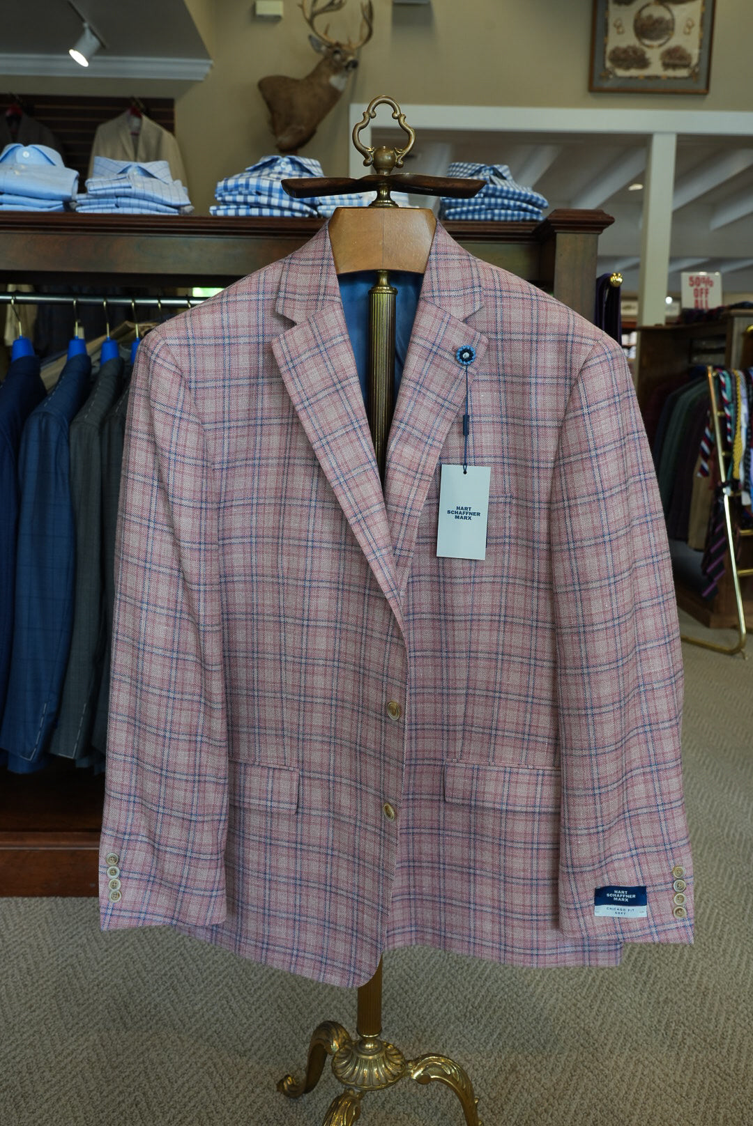 Hart Schaffner & Marx - Dusty Rose Sport Jacket