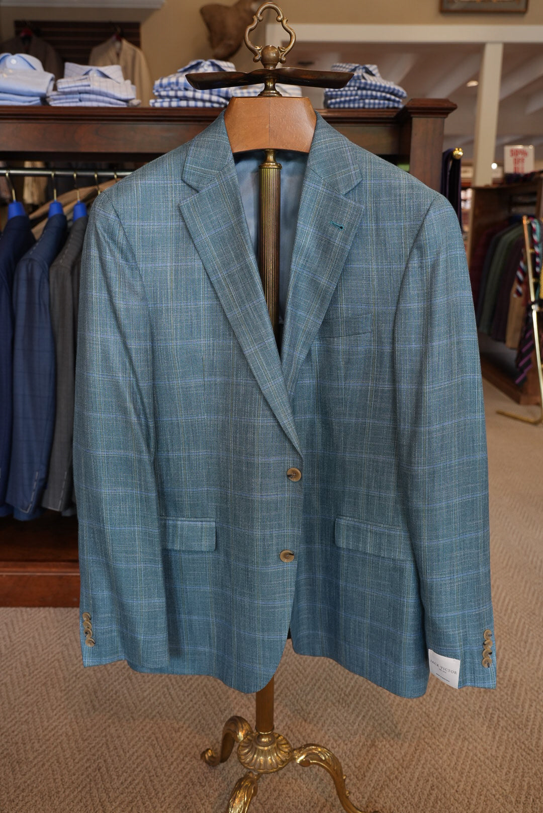 Jack Victor - Austin Sport Jacket - Teal Window