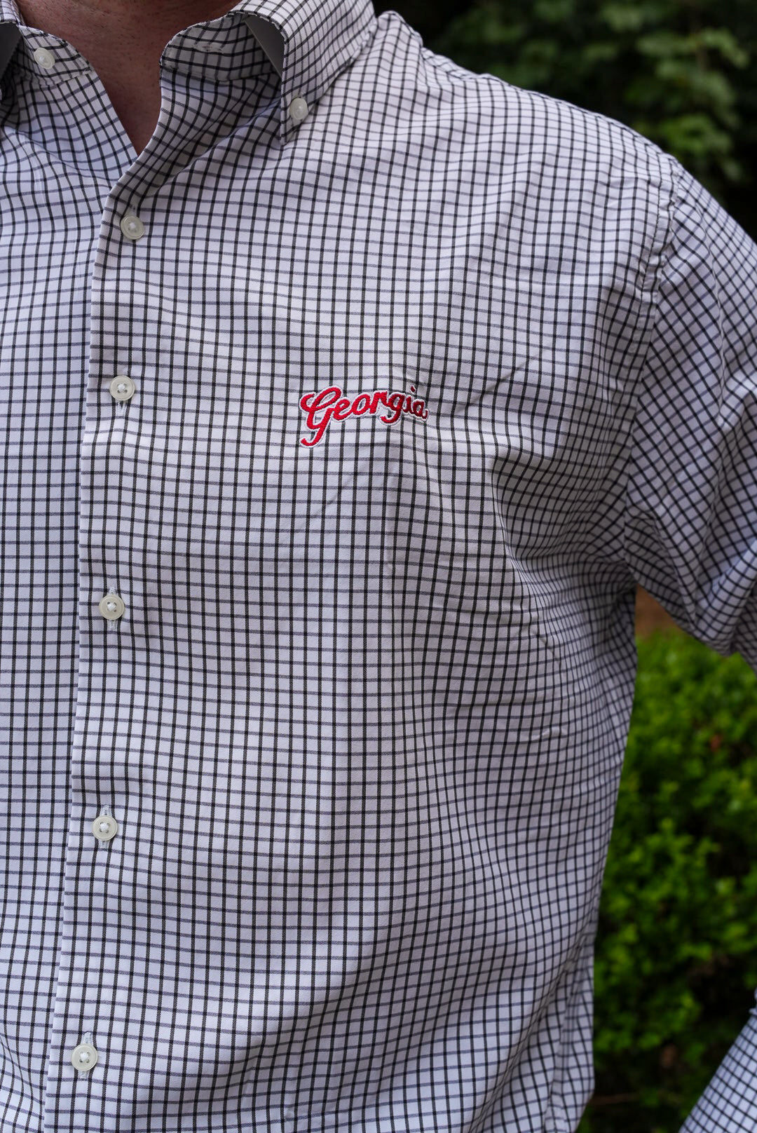 Peter Millar - Georgia Script Hanford Performance Twill Sport Shirt - Black