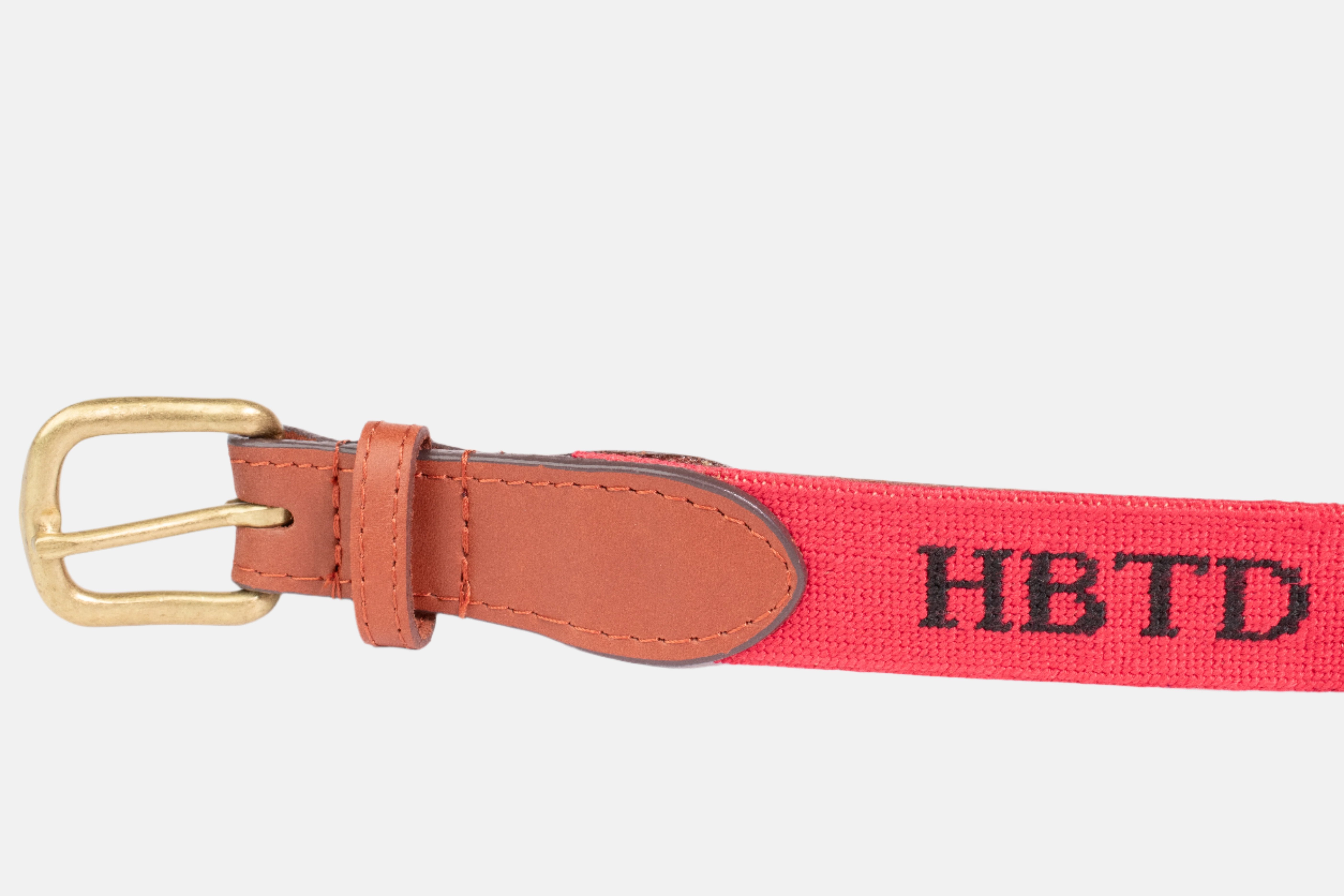 Smathers & Branson - HBTD Needlepoint Belt - Red