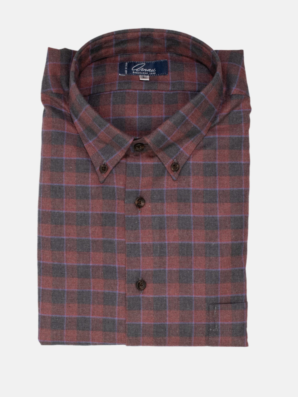 Arnau - Smith Button Down Sport Shirt - Midnight Plaid– Dick Ferguson's ...