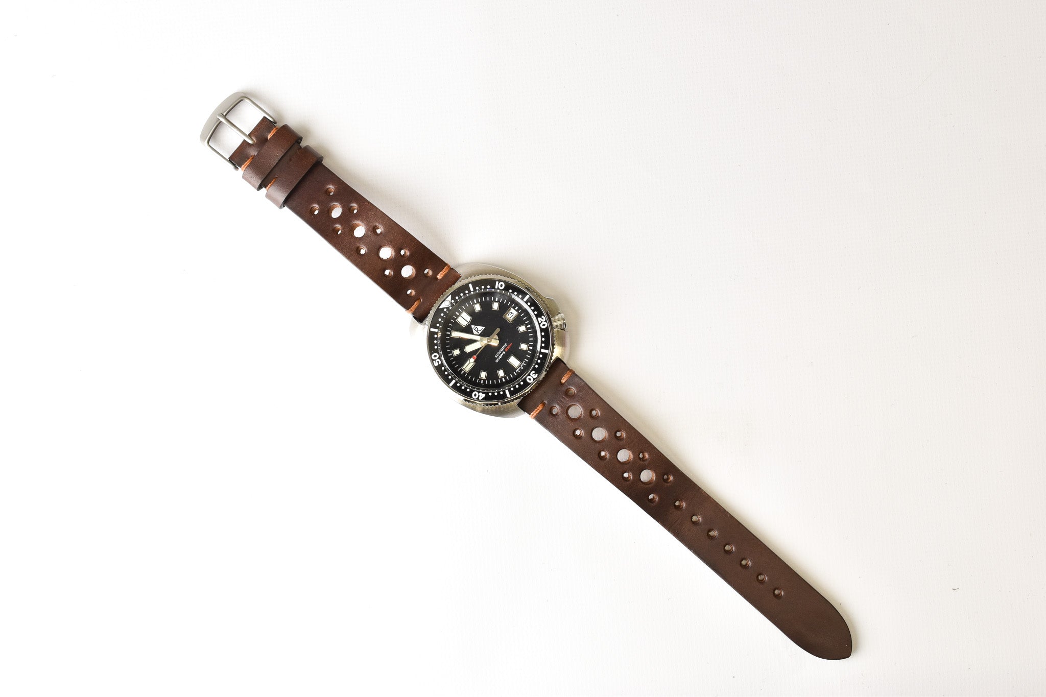 Ramsingh Watch Co. - Riverine Watch + Horween Racing Strap