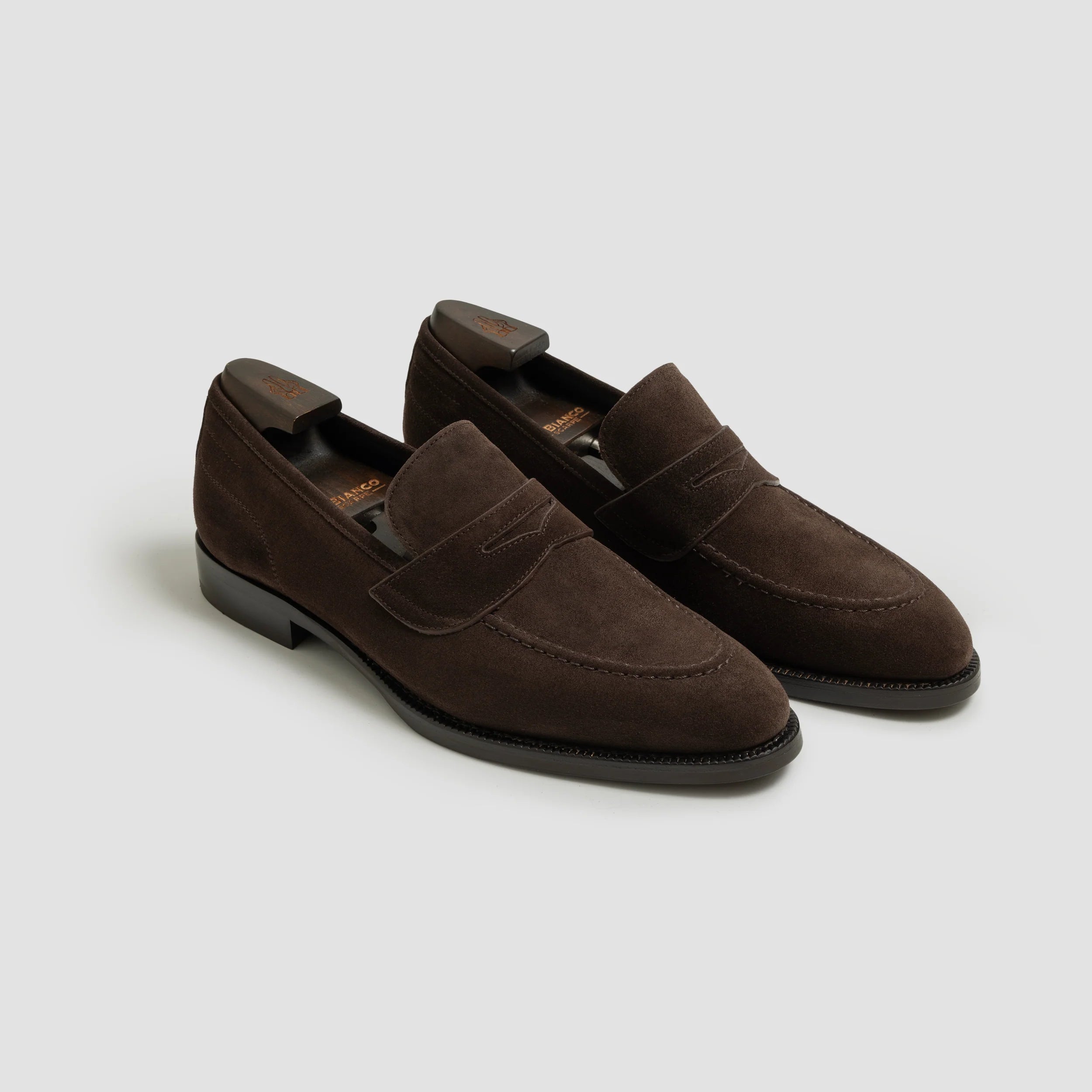 Di Bianco - Aviano Mogano Suede Penny Loafer