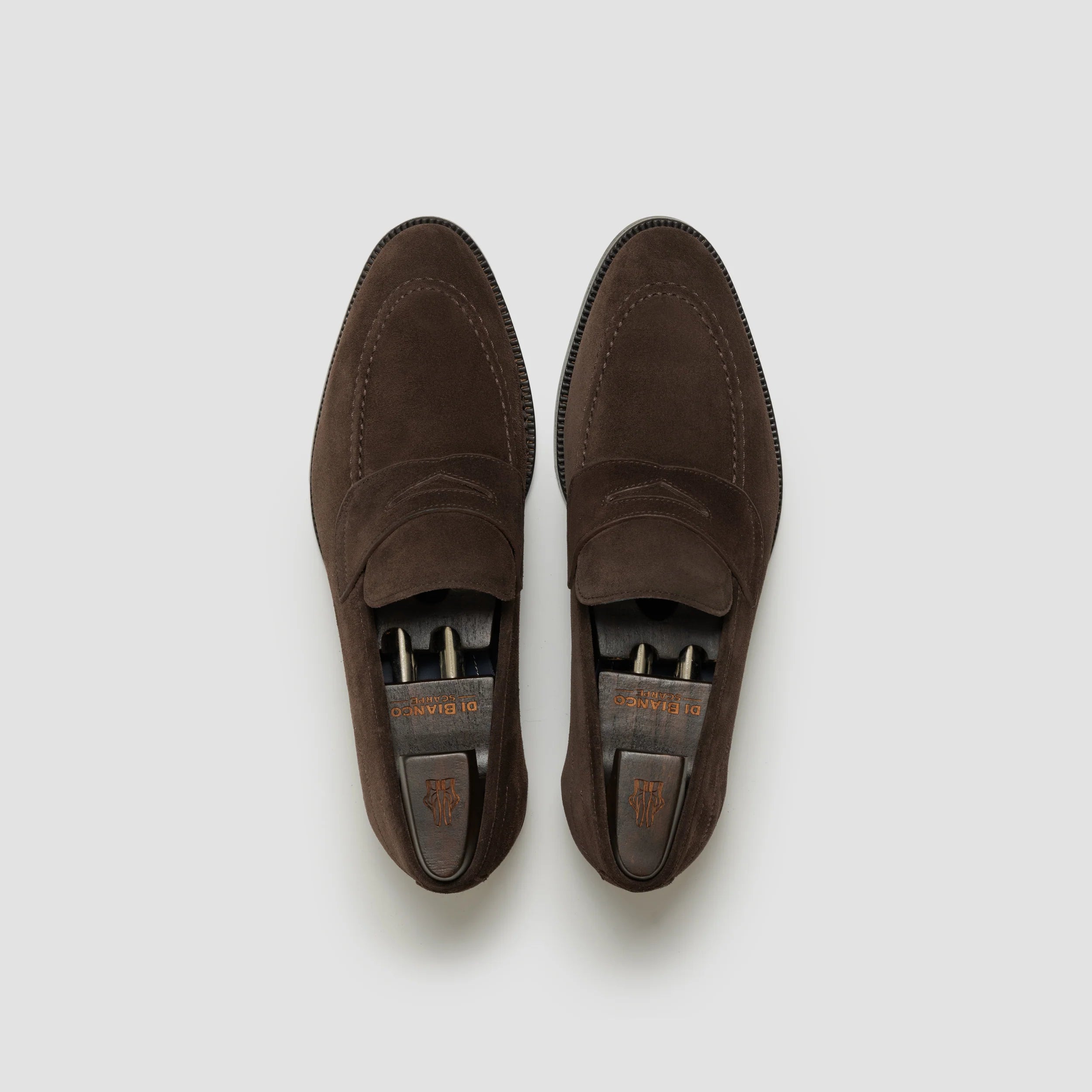 Di Bianco - Aviano Mogano Suede Penny Loafer