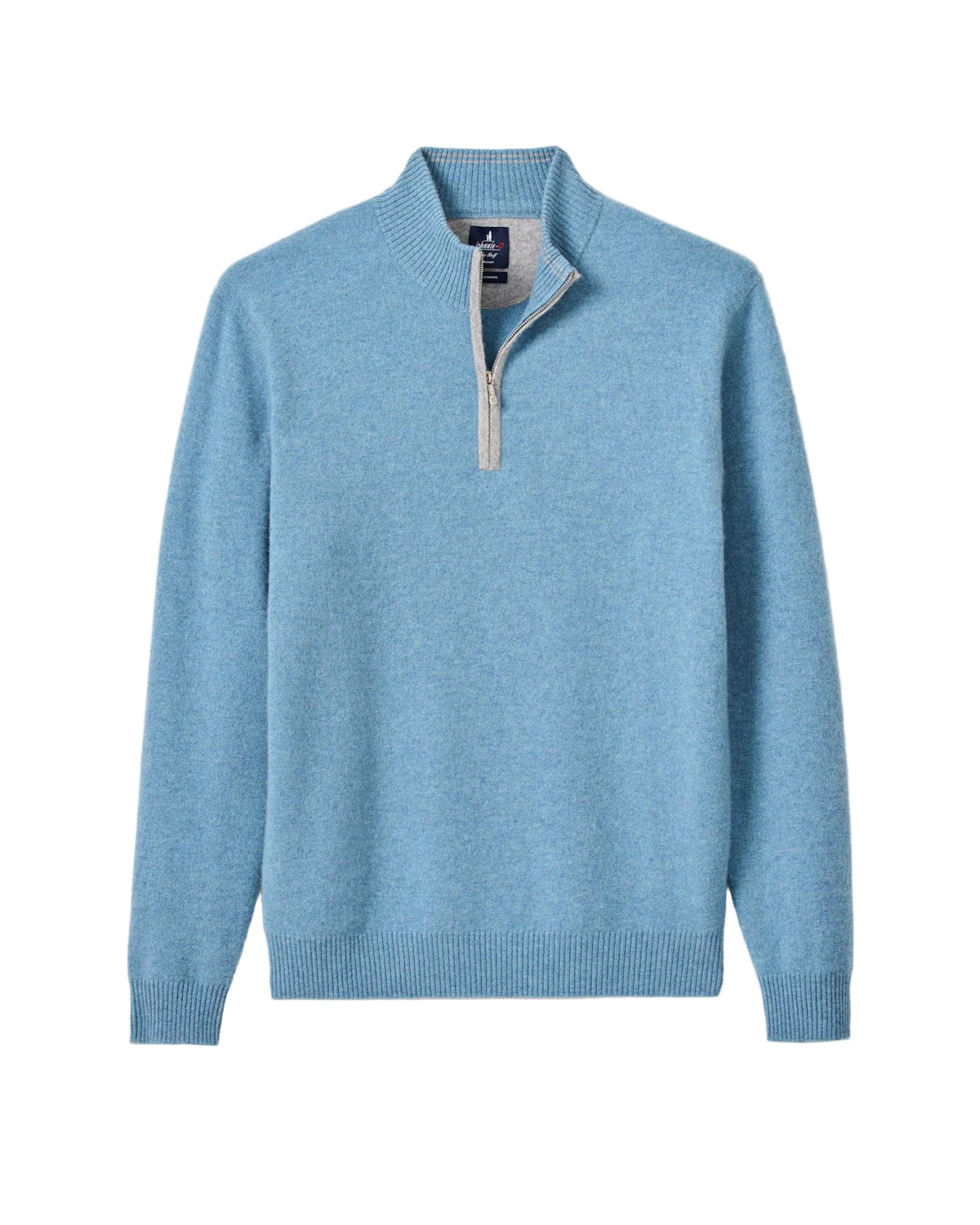 Johnnie O - Niccolo Top Shelf Cashmere 1/4 Zip Sweater - Isle