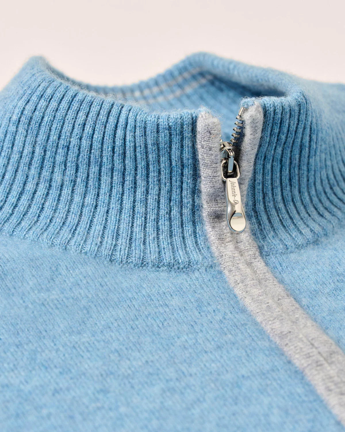 Johnnie O - Niccolo Top Shelf Cashmere 1/4 Zip Sweater - Isle