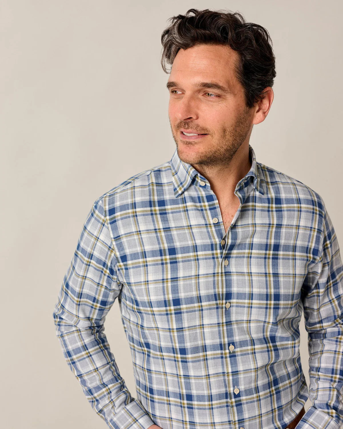 Johnnie O - Loudon Top Shelf Button Down Shirt - Light Gray