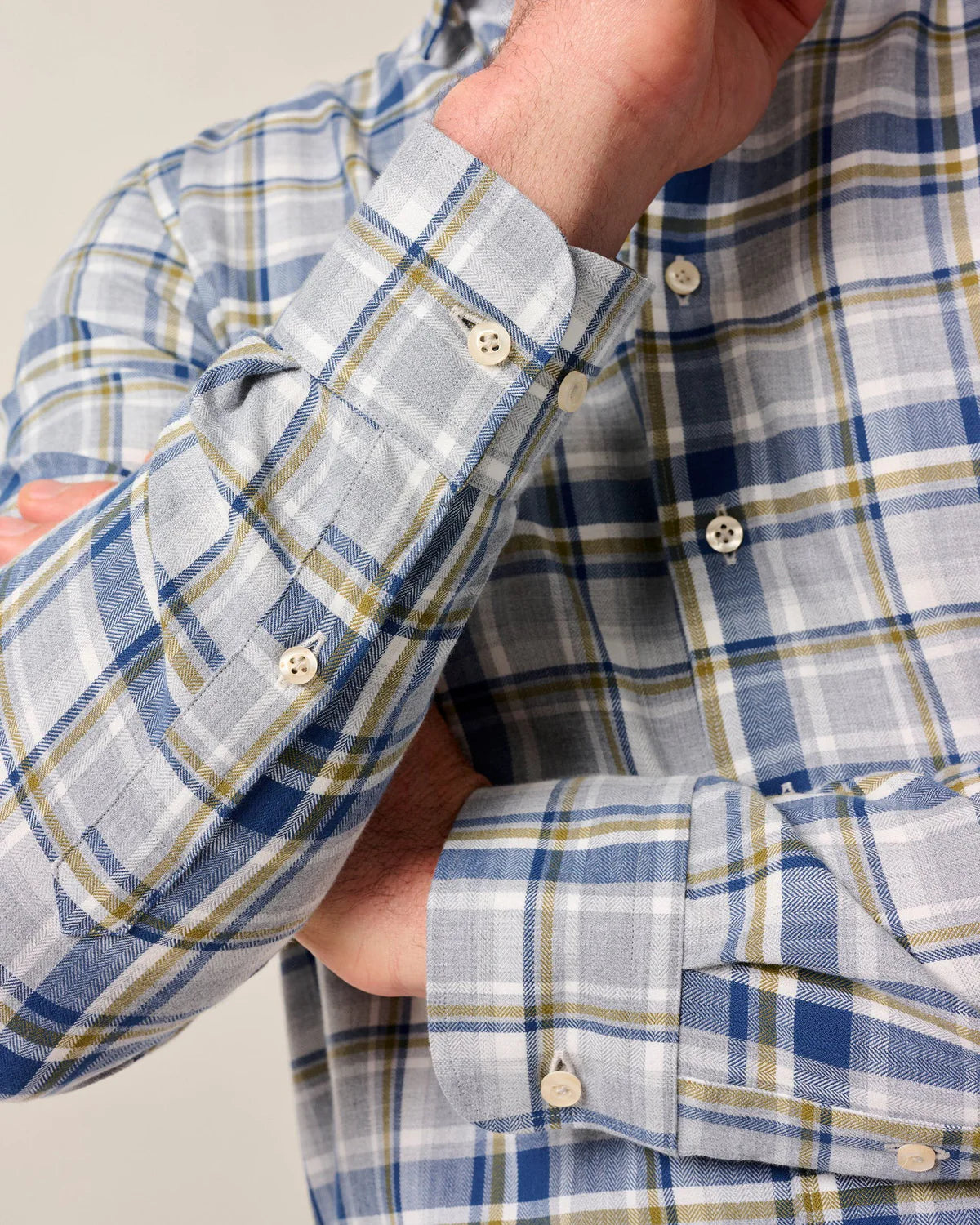 Johnnie O - Loudon Top Shelf Button Down Shirt - Light Gray