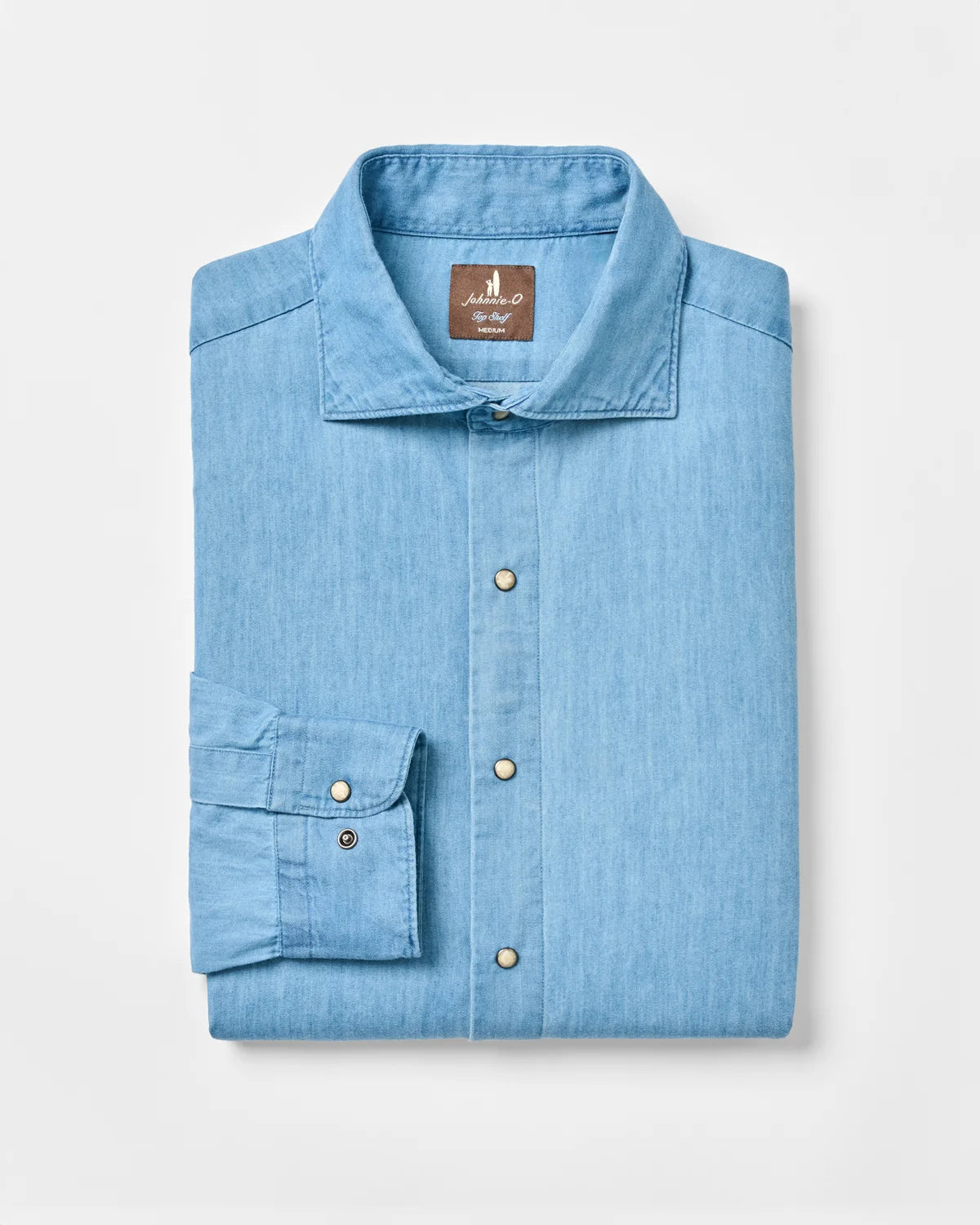 Johnnie O - Chambray Snap Top Shelf Button Down - Ripple