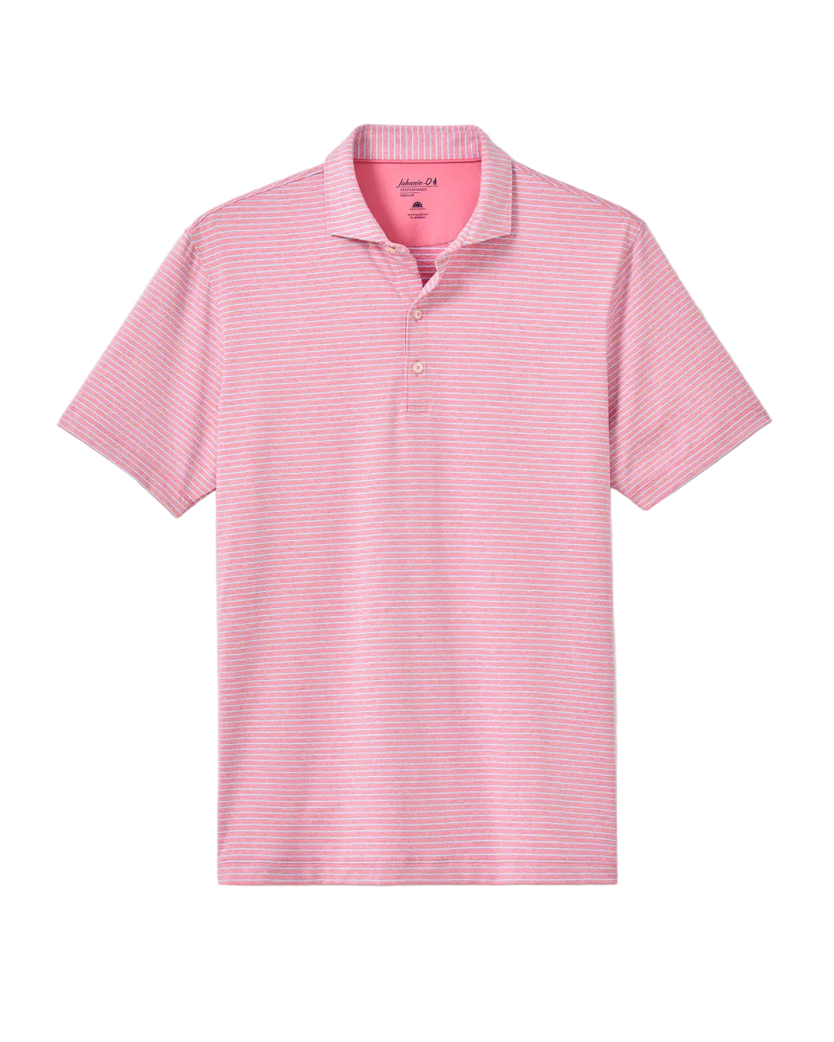 Johnnie O - Michael Stripe Performance Jersey Polo - Palm Beach