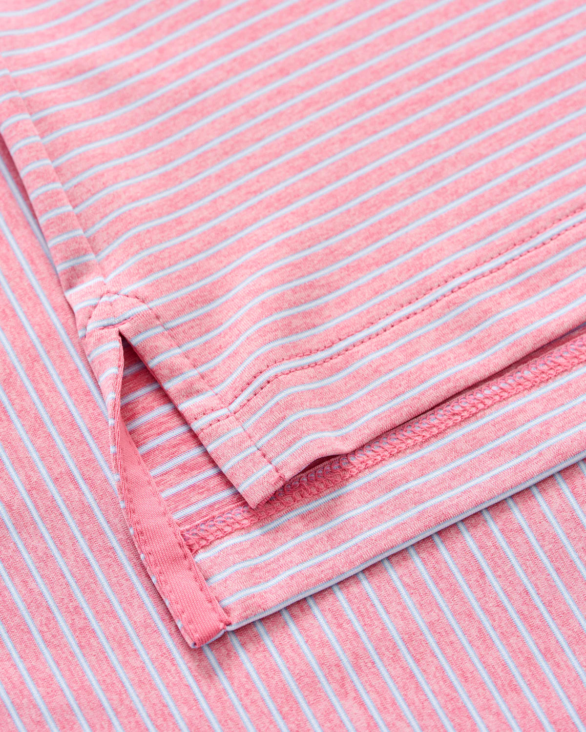 Johnnie O - Michael Stripe Performance Jersey Polo - Palm Beach