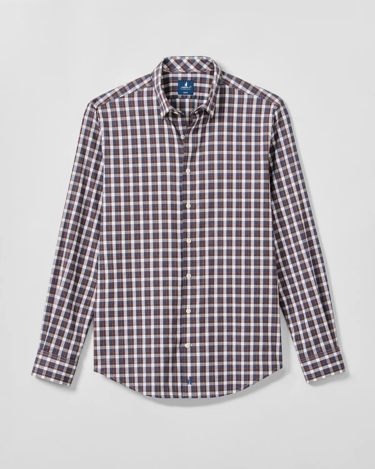 Johnnie O - Oak Bluffs Plaid Natural Performance Button Down Shirt - Lake