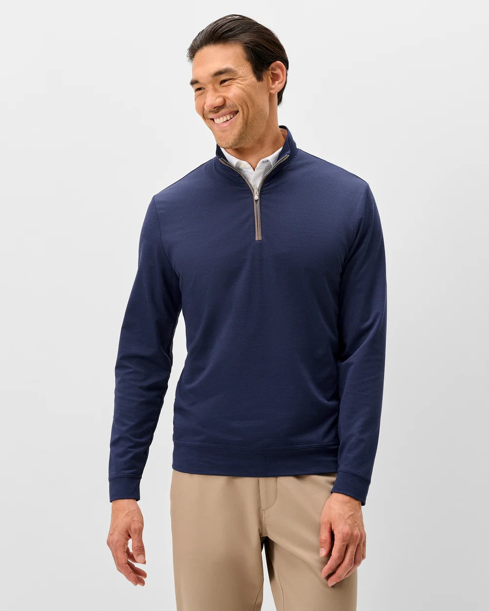 Johnnie-O - Sof Tech Performance 1/4 Zip - Navy
