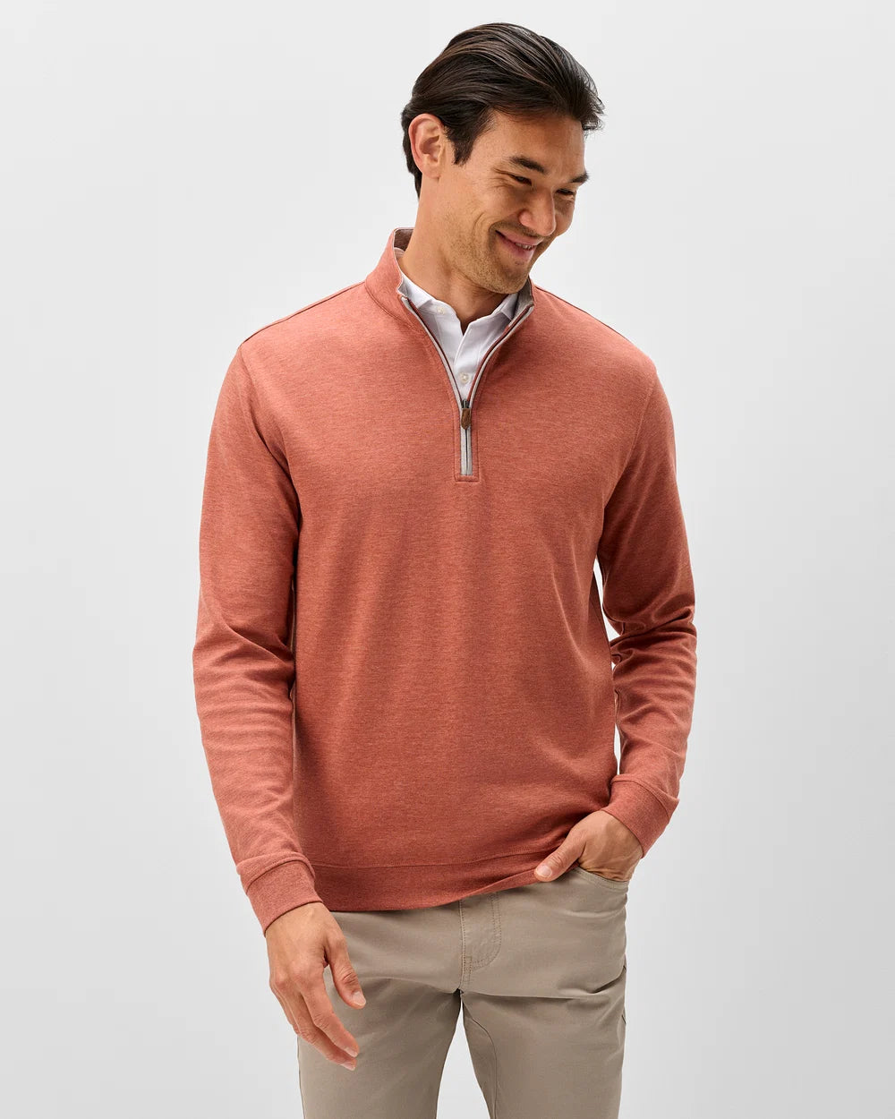 Johnnie O -  Sully 1/4 Zip Pullover - Canyon