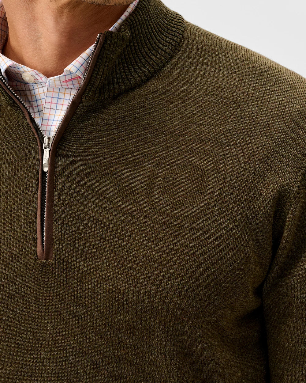 Johnnie O - Raynor Merino 1/4 Zip Sweater - Mallard