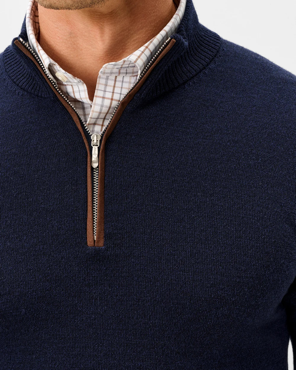 Johnnie O - Raynor Merino 1/4 Zip Sweater - Navy