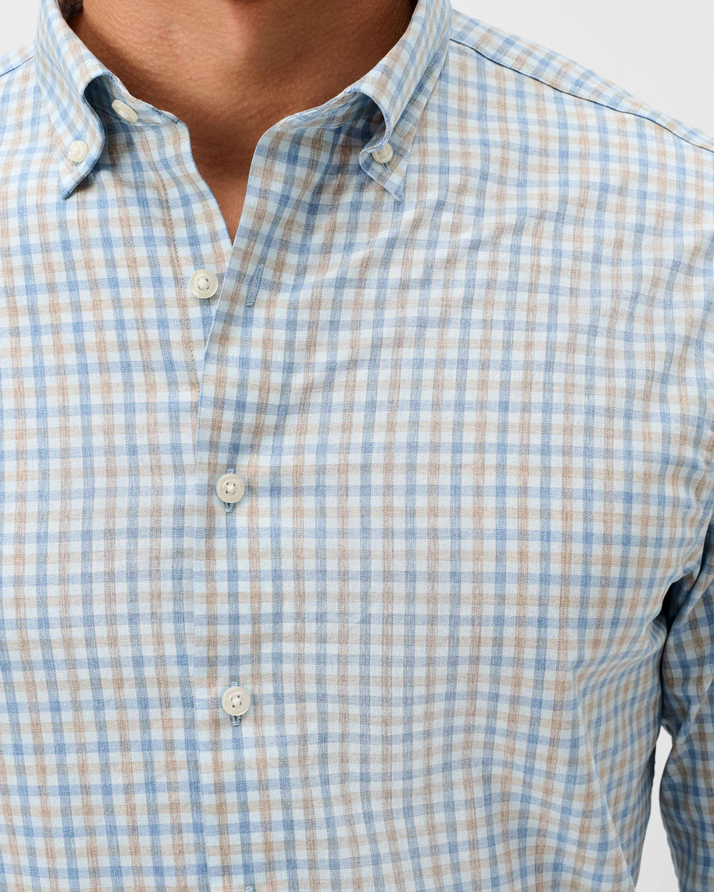 Johnnie-O - Chatham Gingham - Gulf Blue