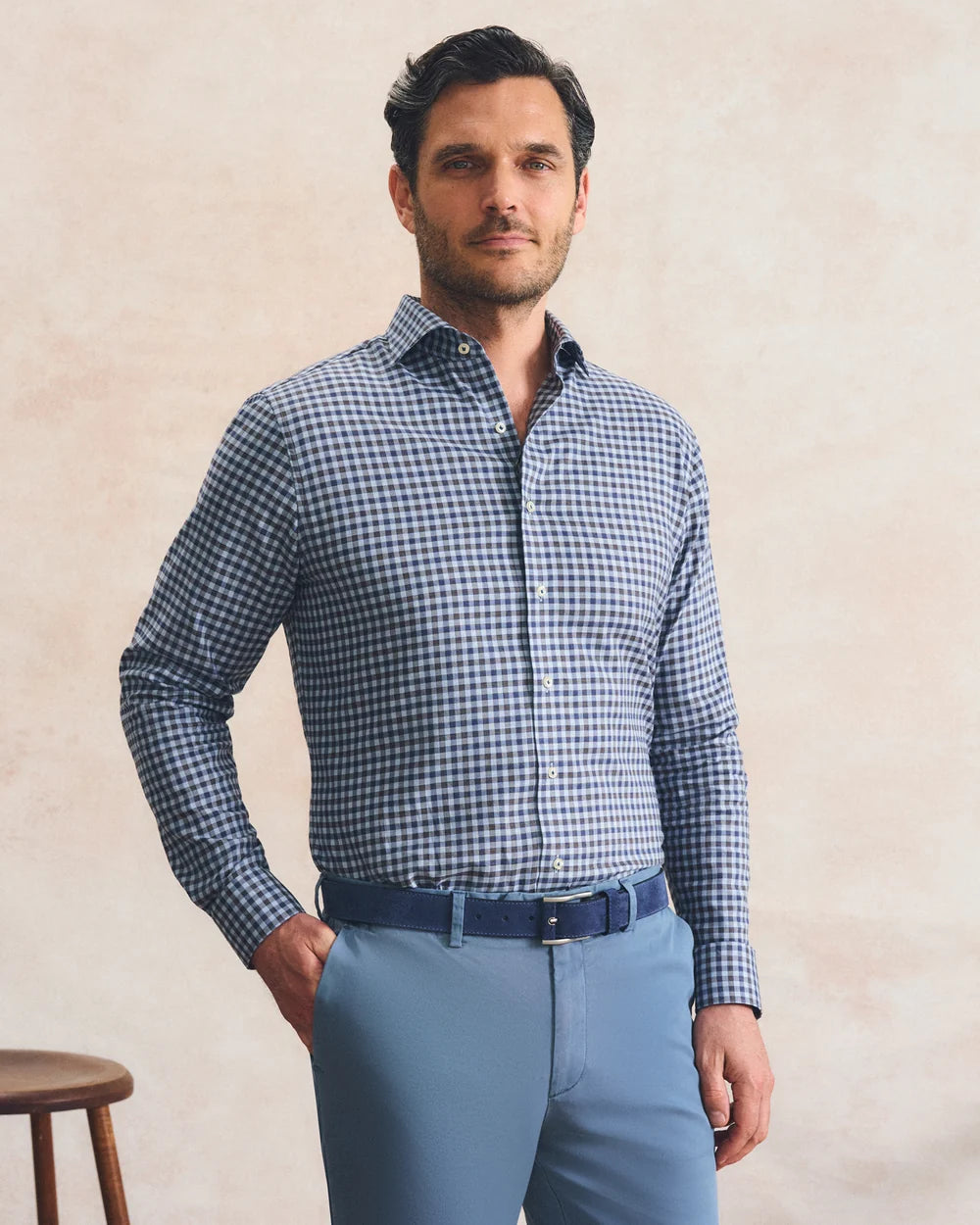 Johnnie O - Top Shelf Cotton Button Down Shirt - Amalfi Gingham