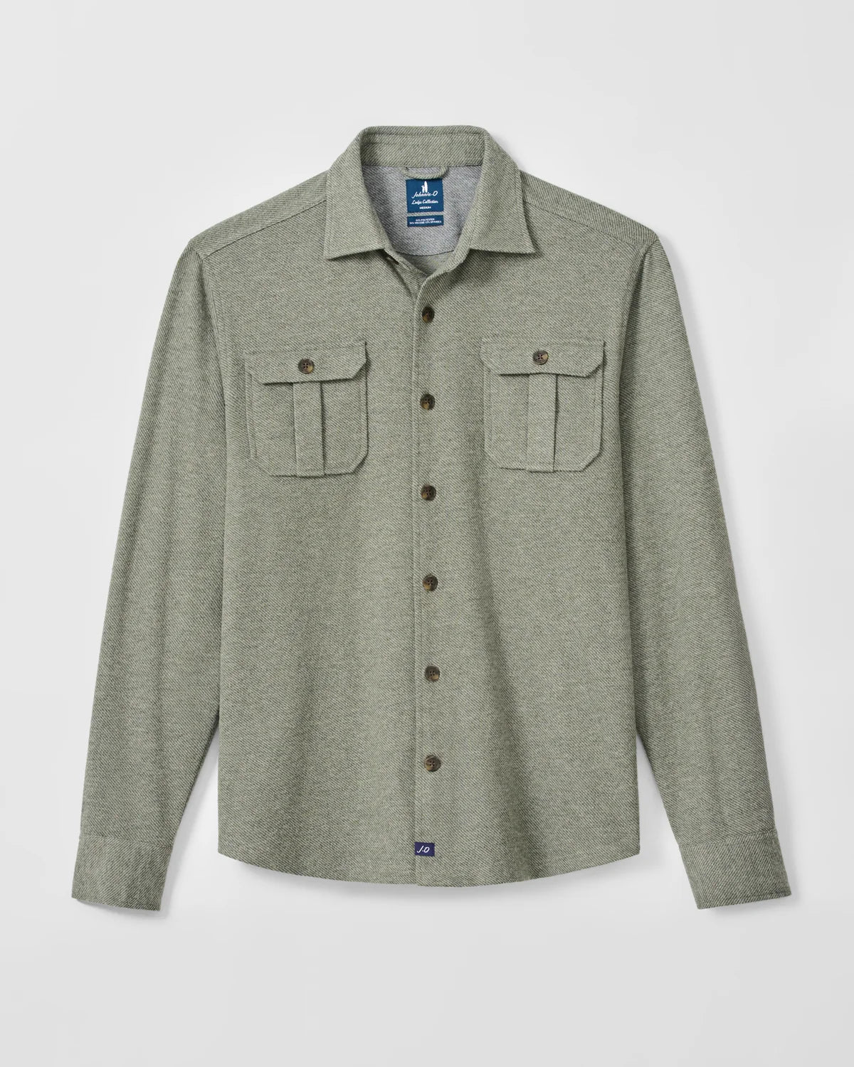Johnnie O - Sequoia Twill Solid Lodge Shirt - Forest