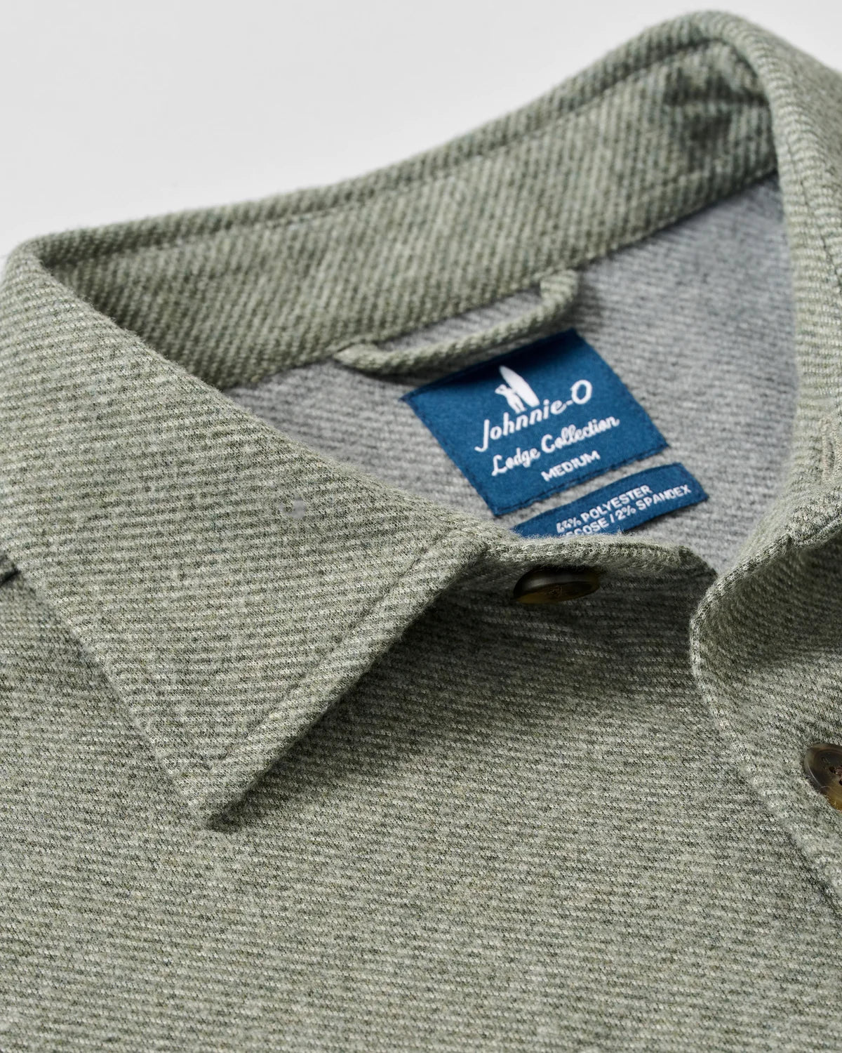 Johnnie O - Sequoia Twill Solid Lodge Shirt - Forest