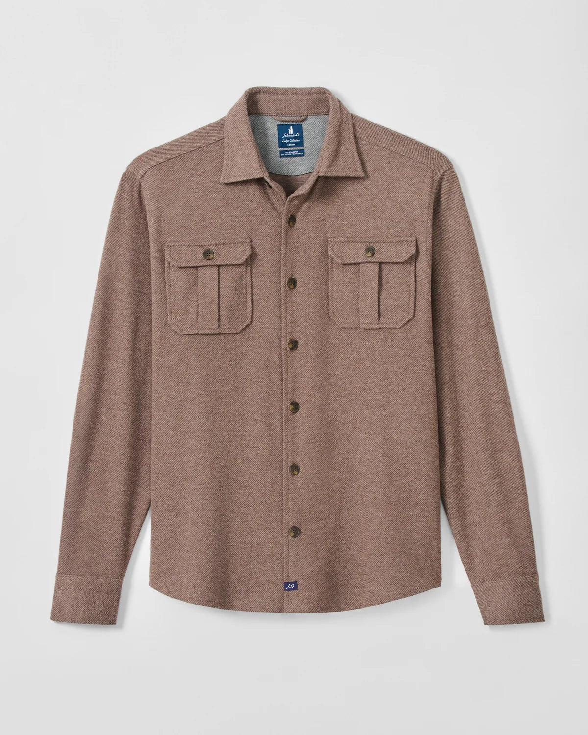 Johnnie O - Sequoia Twill Solid Lodge Shirt - Havana